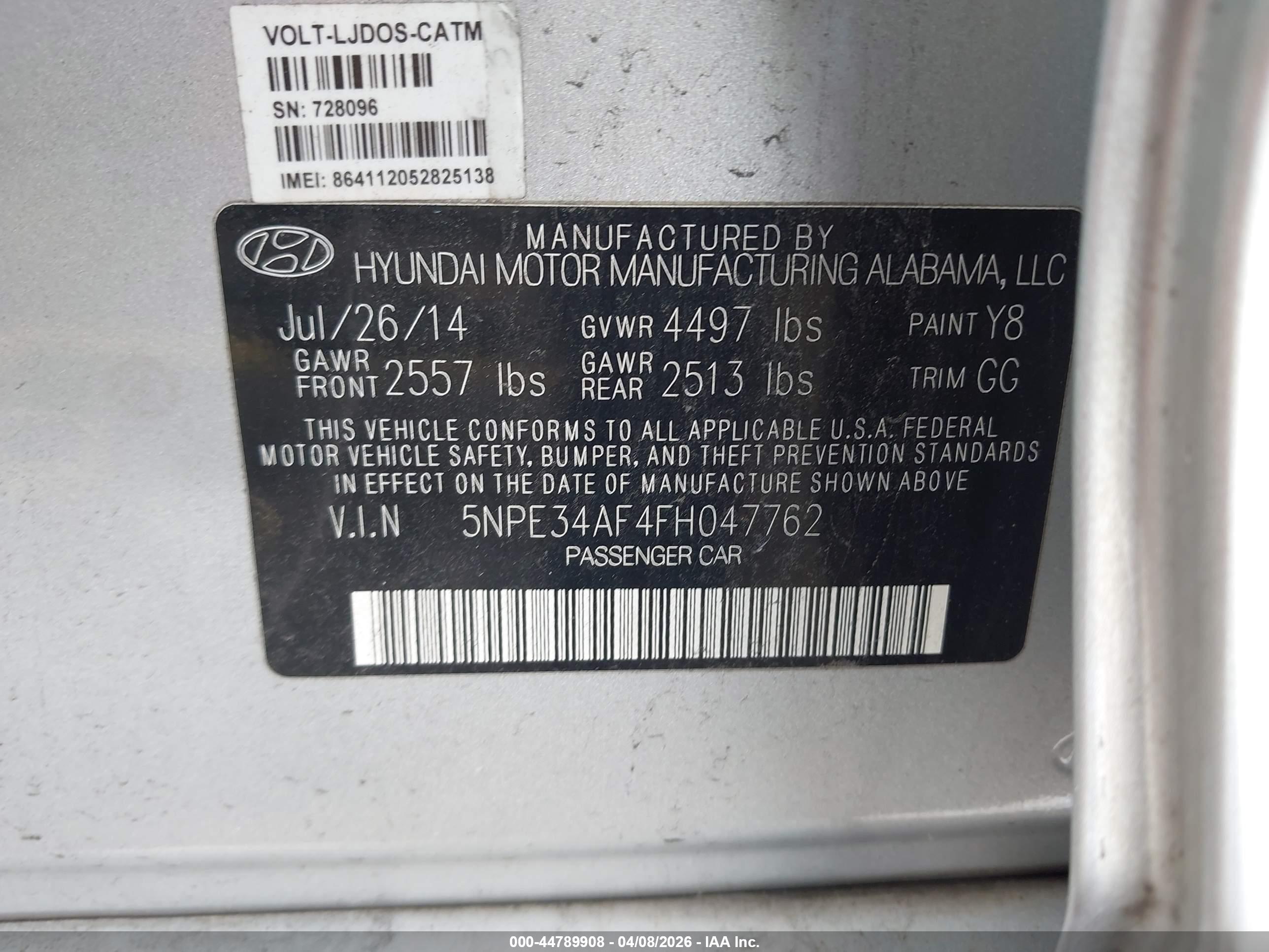 HYUNDAI SONATA image 9