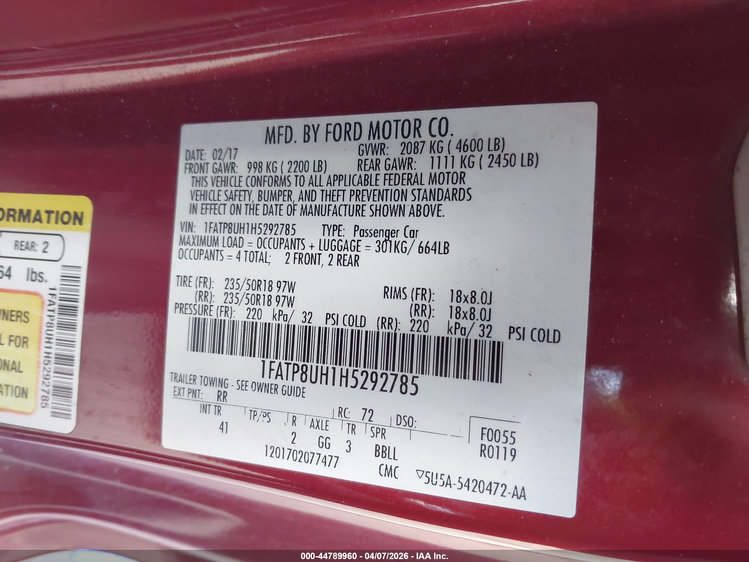 FORD MUSTANG image 9