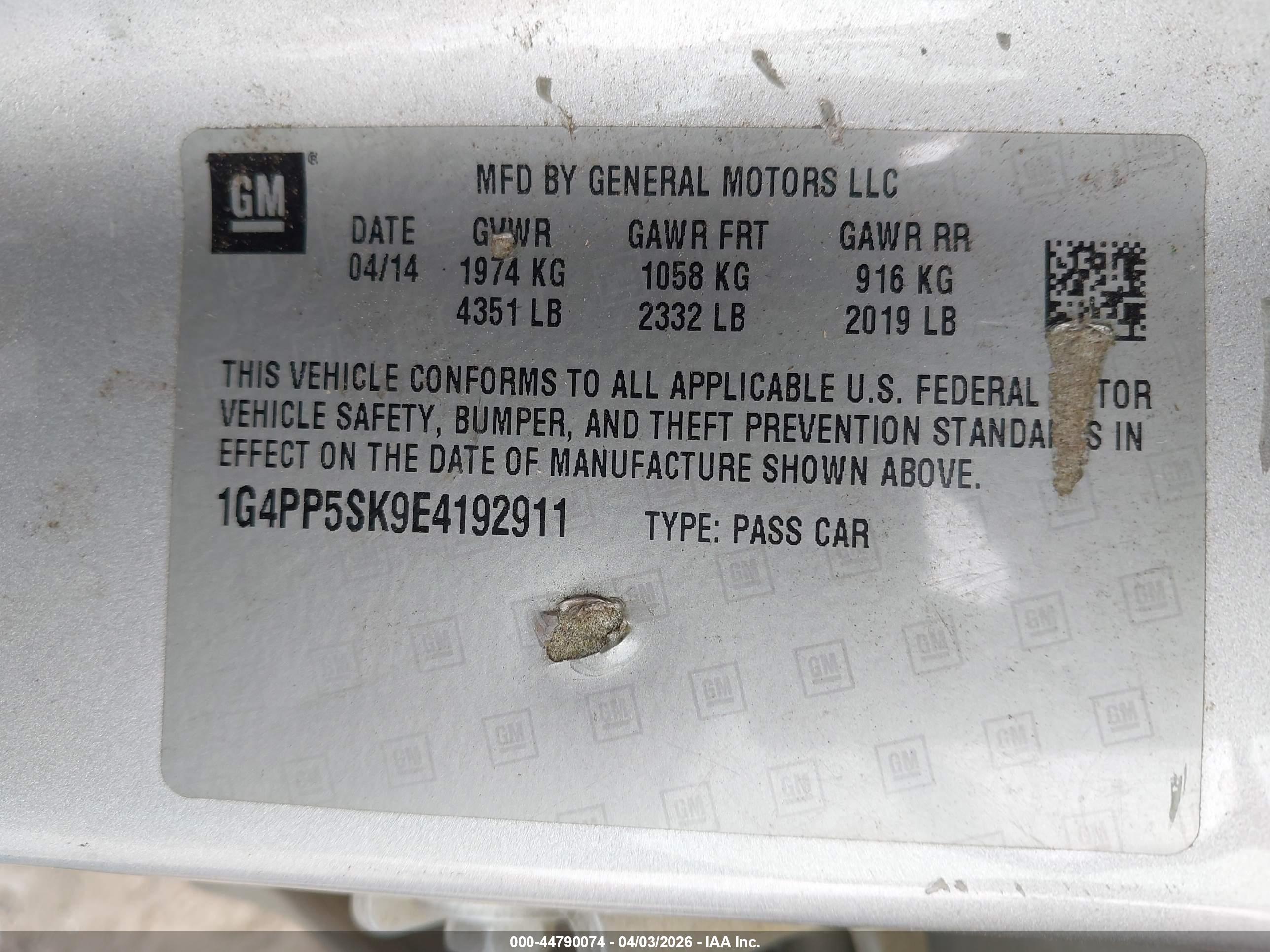 BUICK VERANO image 9