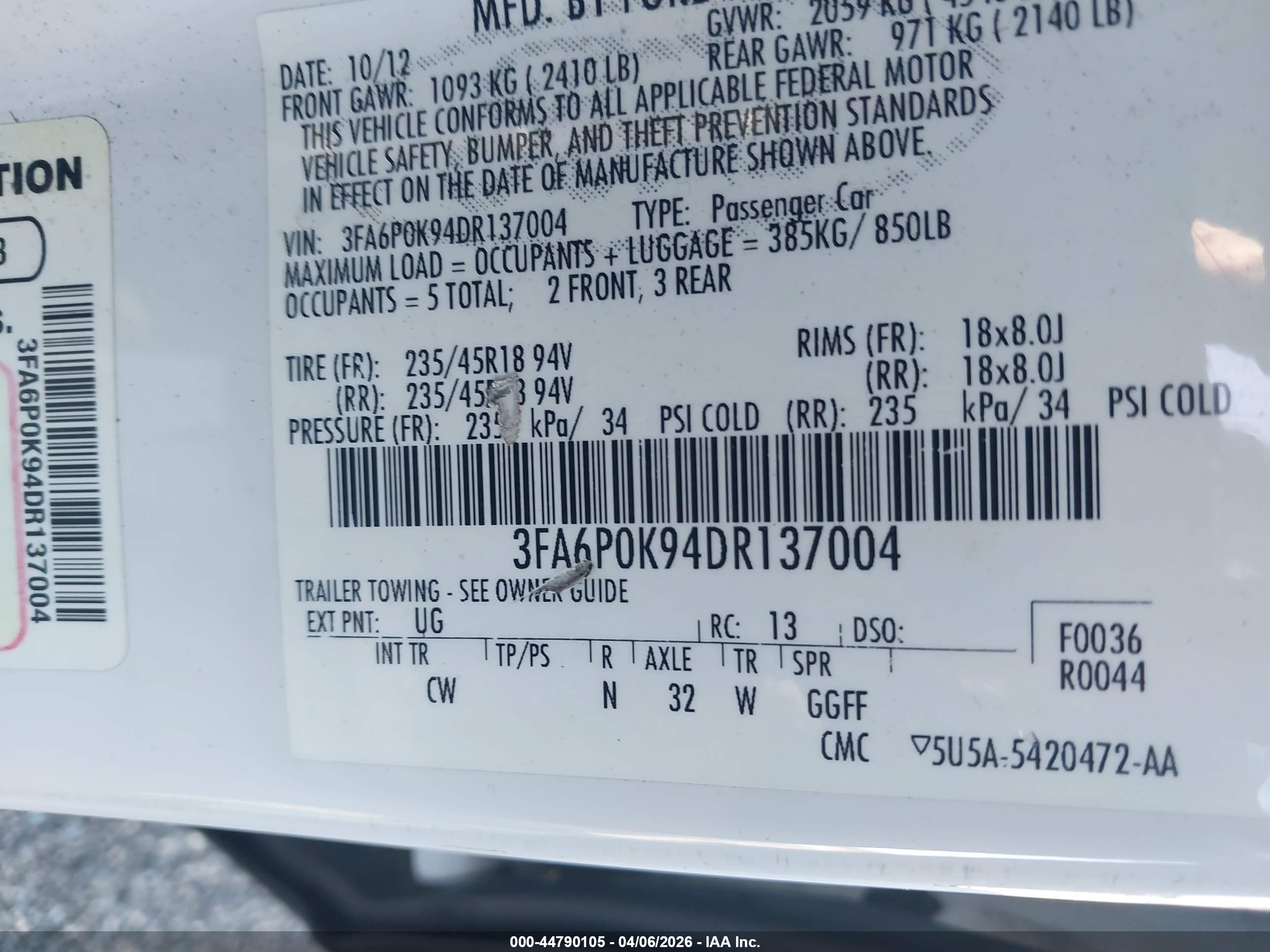 FORD FUSION image 9