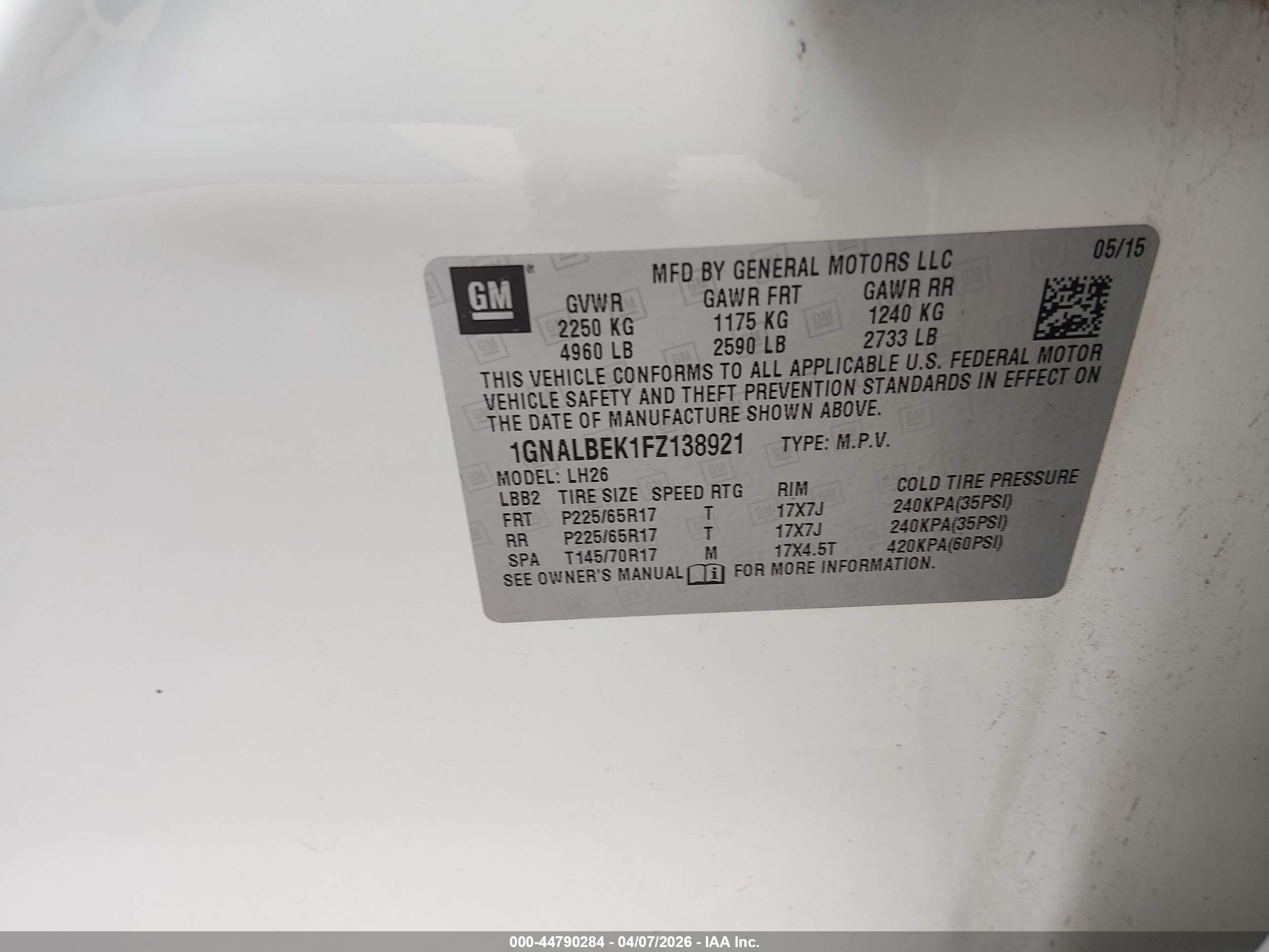 CHEVROLET EQUINOX image 9