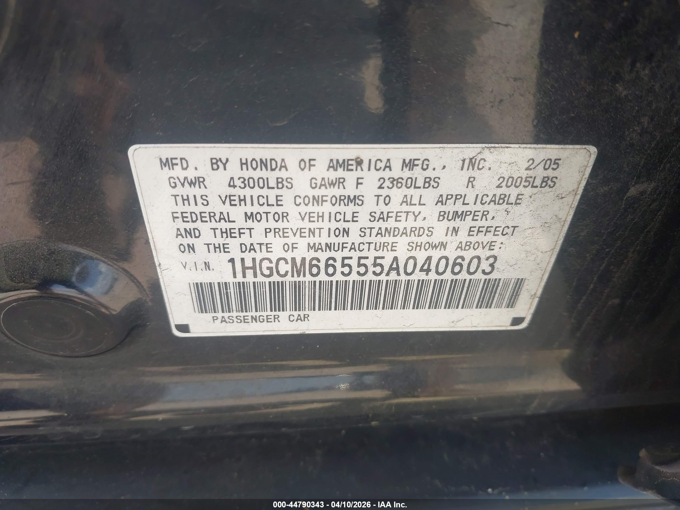 HONDA ACCORD image 9