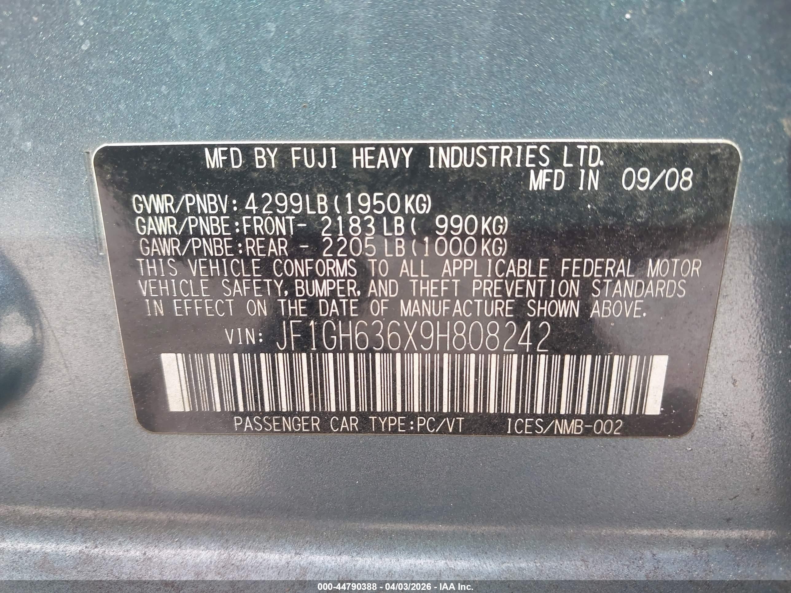 SUBARU IMPREZA image 9