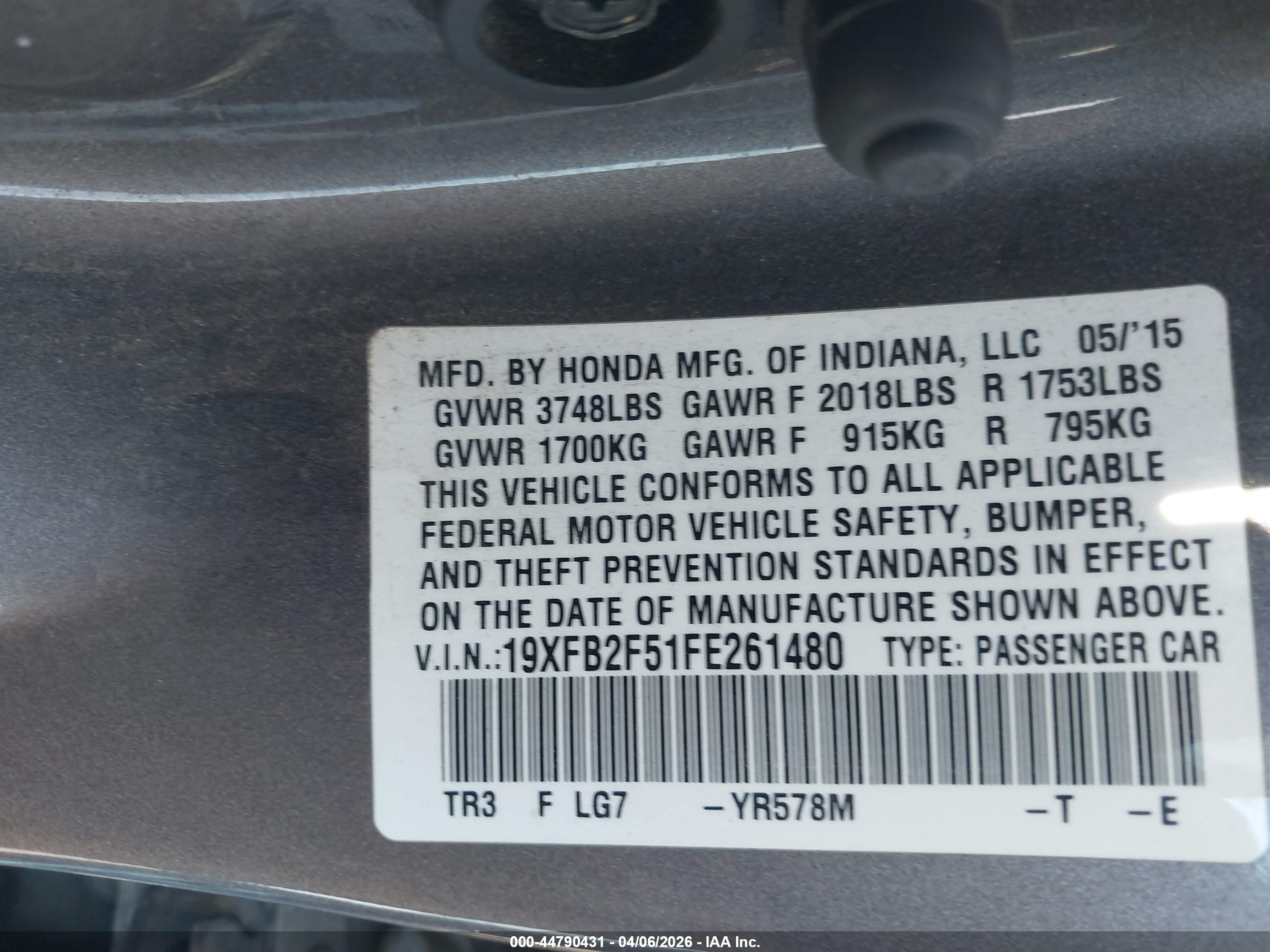 HONDA CIVIC image 9