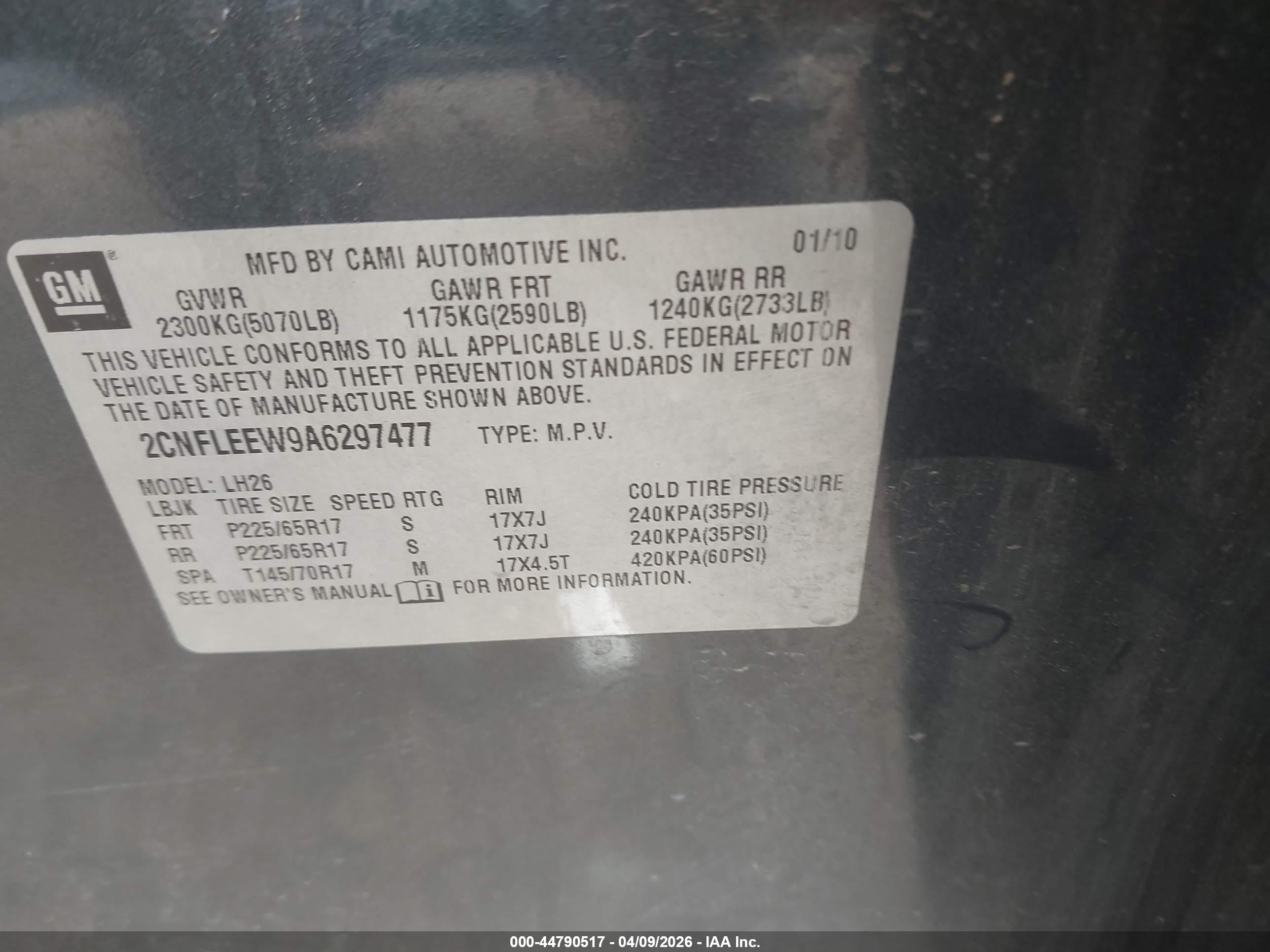 CHEVROLET EQUINOX image 9