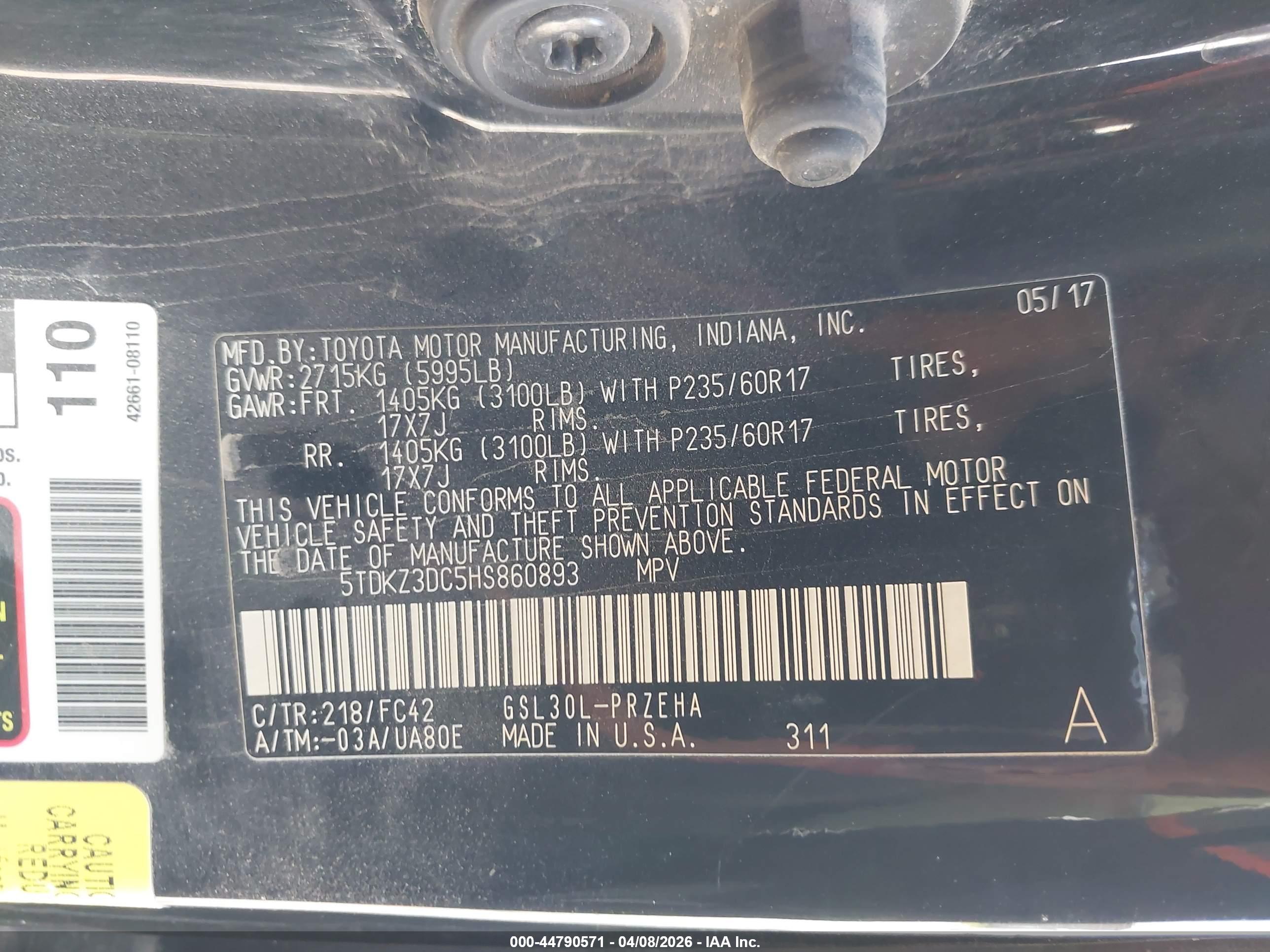 TOYOTA SIENNA image 9