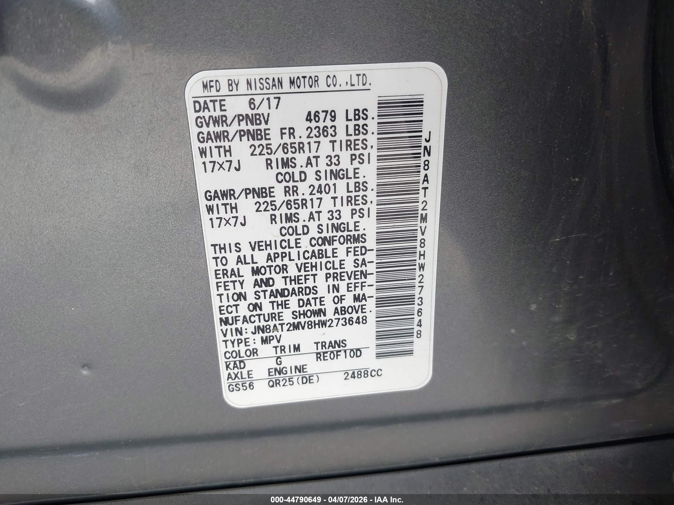 NISSAN ROGUE image 9
