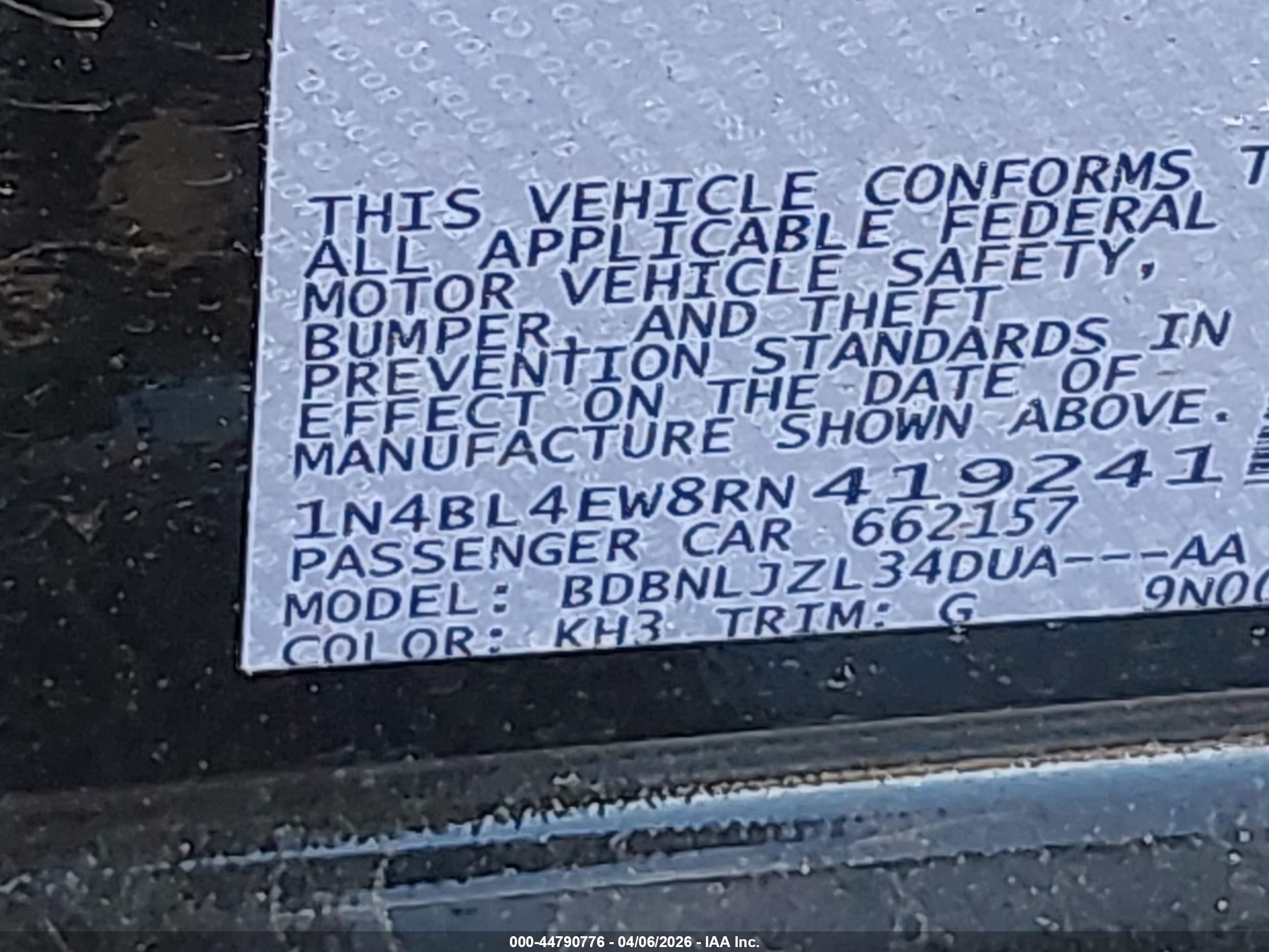 NISSAN ALTIMA image 9