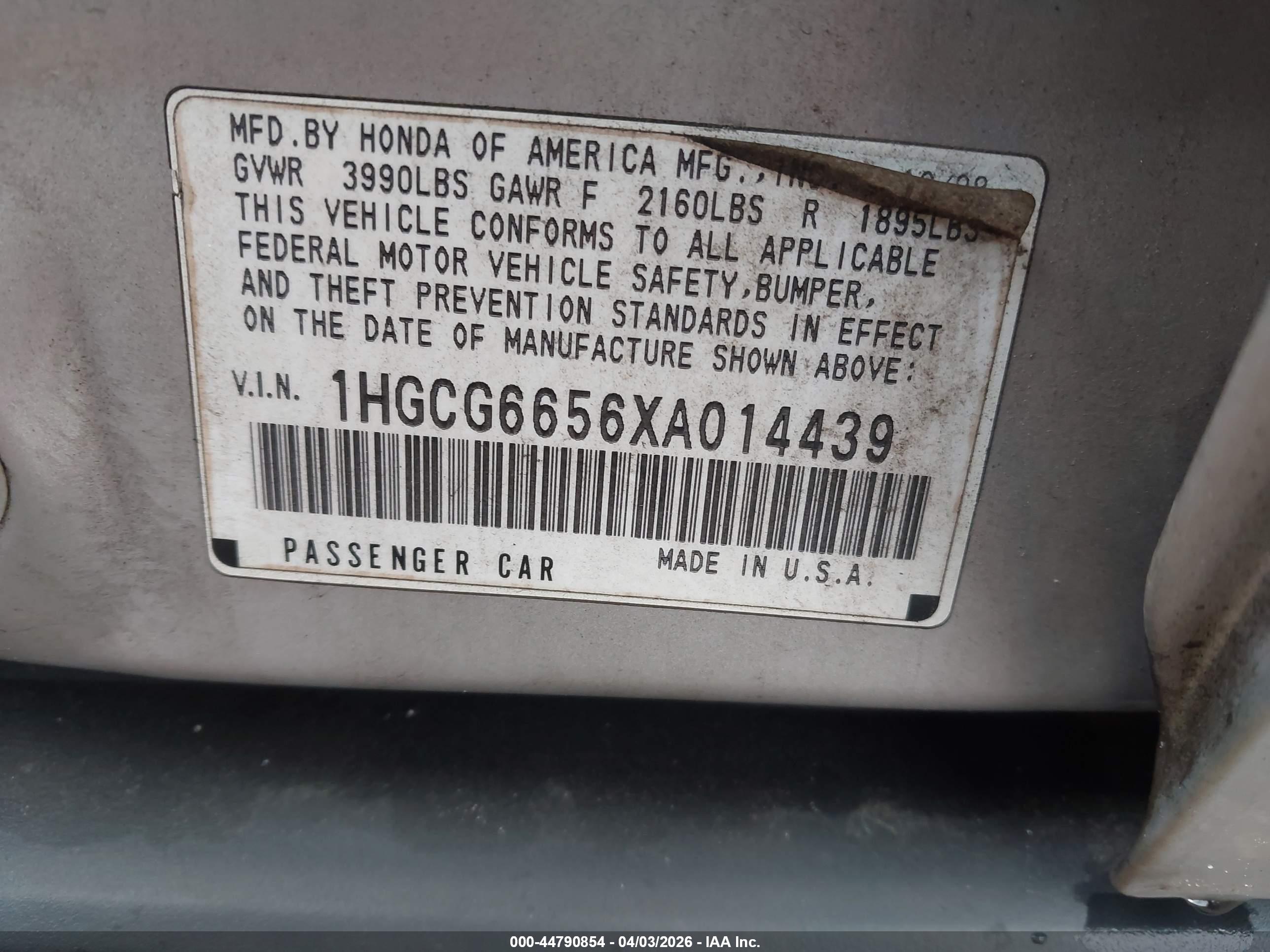 HONDA ACCORD image 9