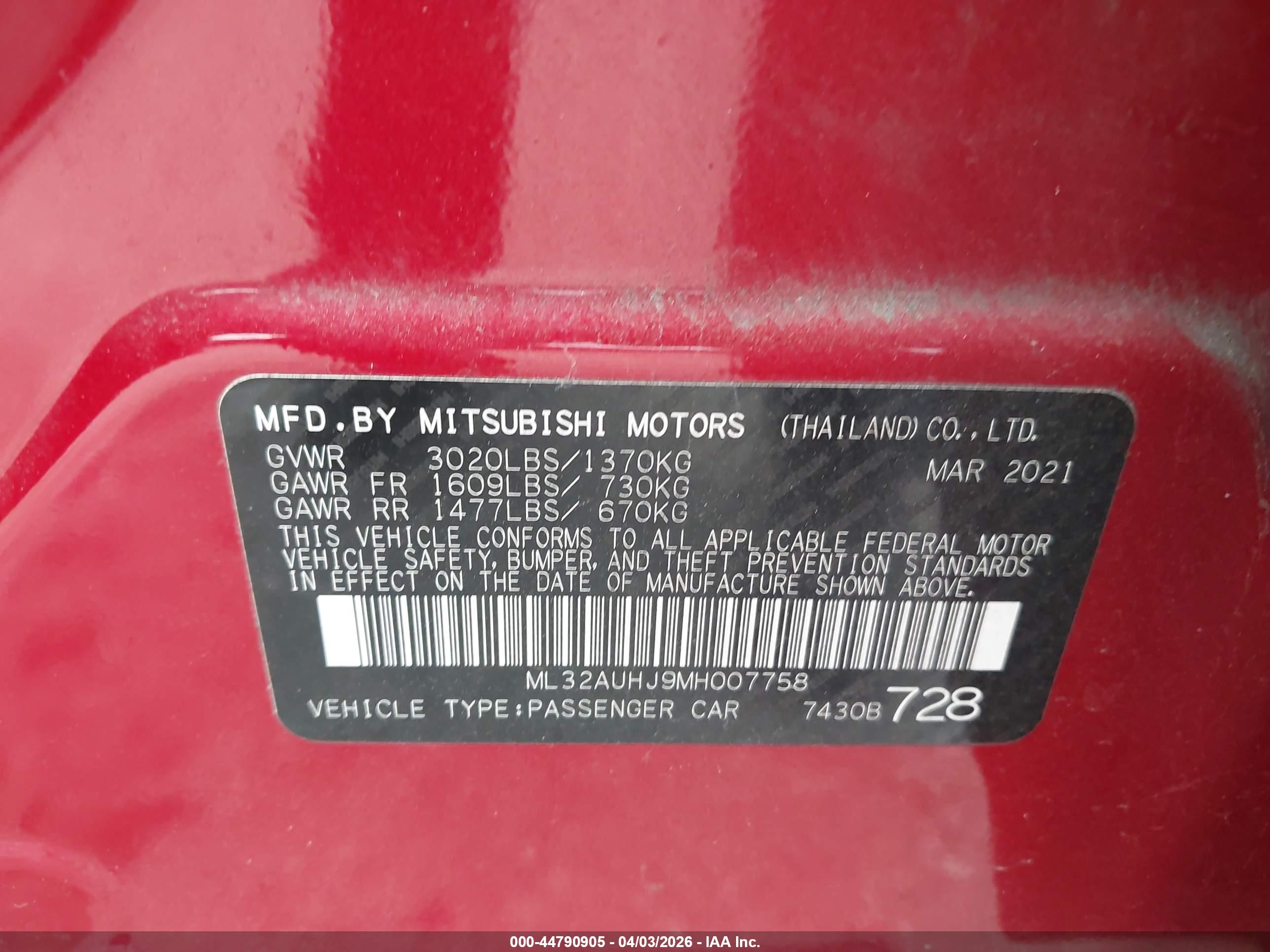 MITSUBISHI MIRAGE image 9
