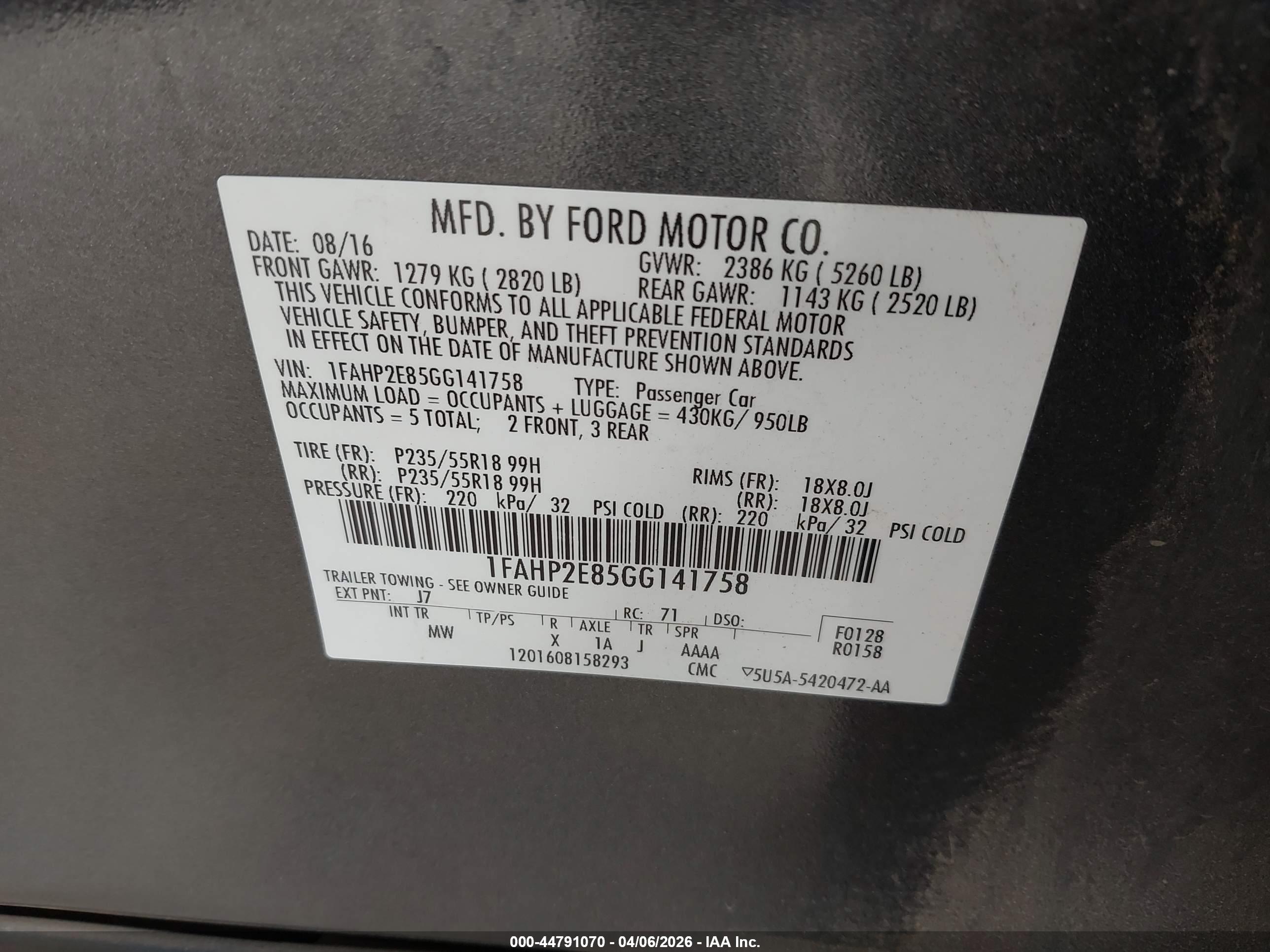 FORD TAURUS image 9