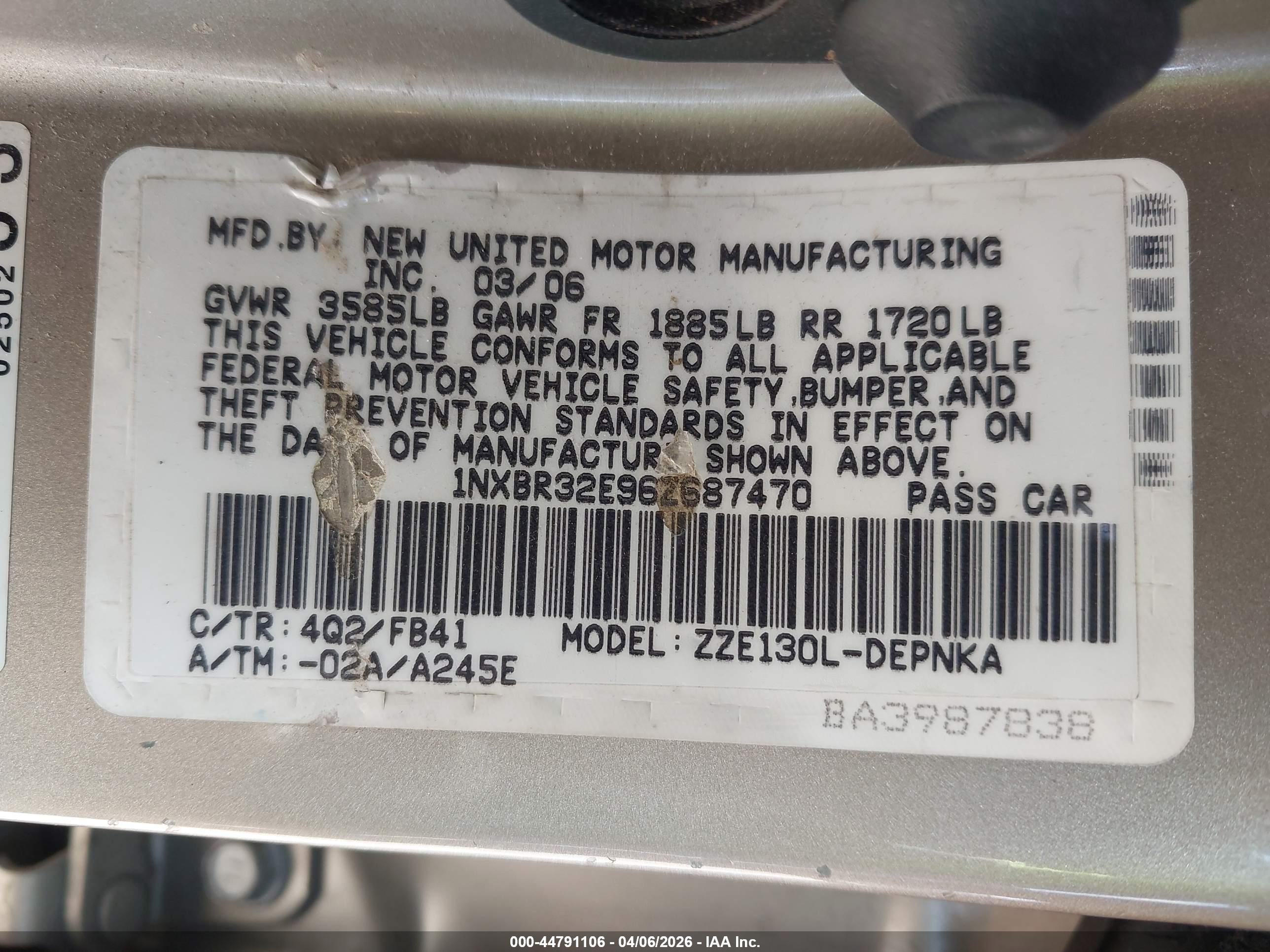 TOYOTA COROLLA image 9