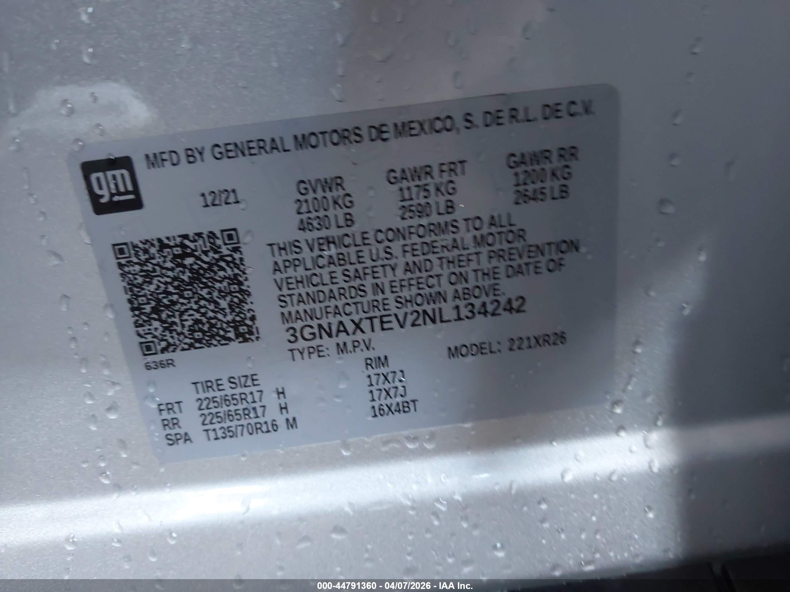 CHEVROLET EQUINOX image 9