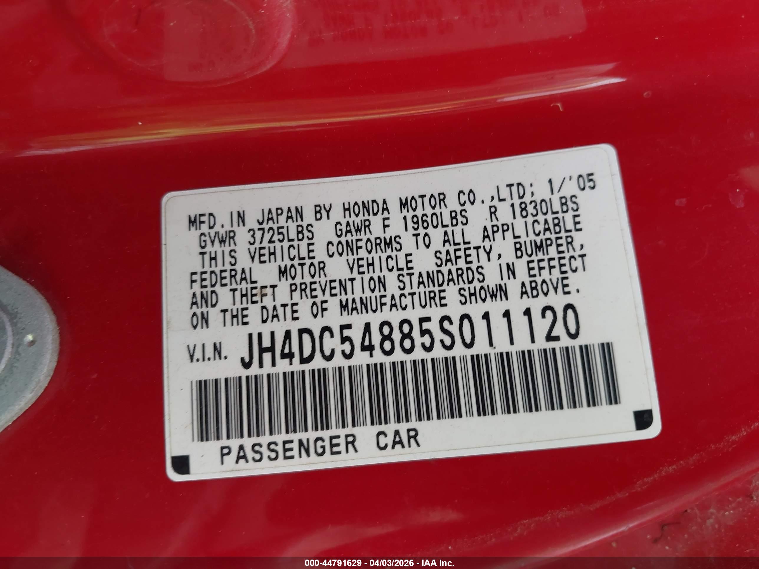 ACURA RSX image 9