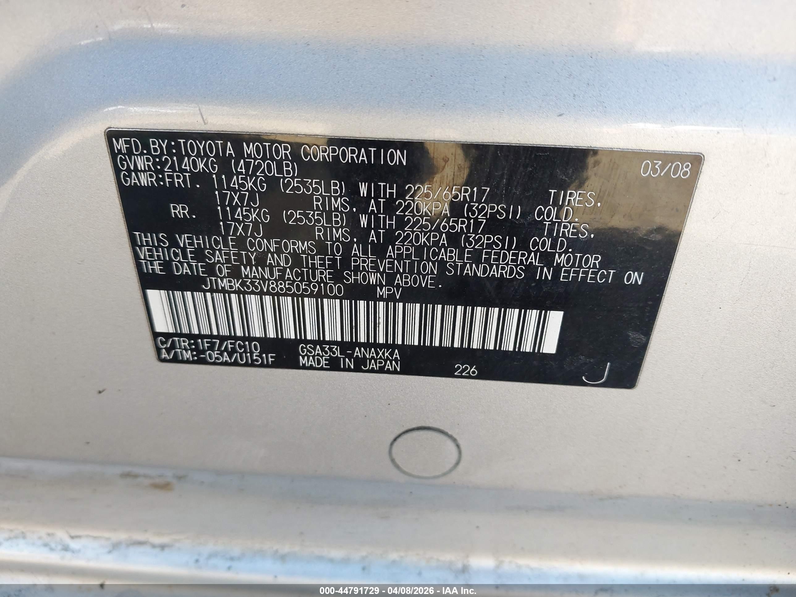 TOYOTA RAV4 image 9