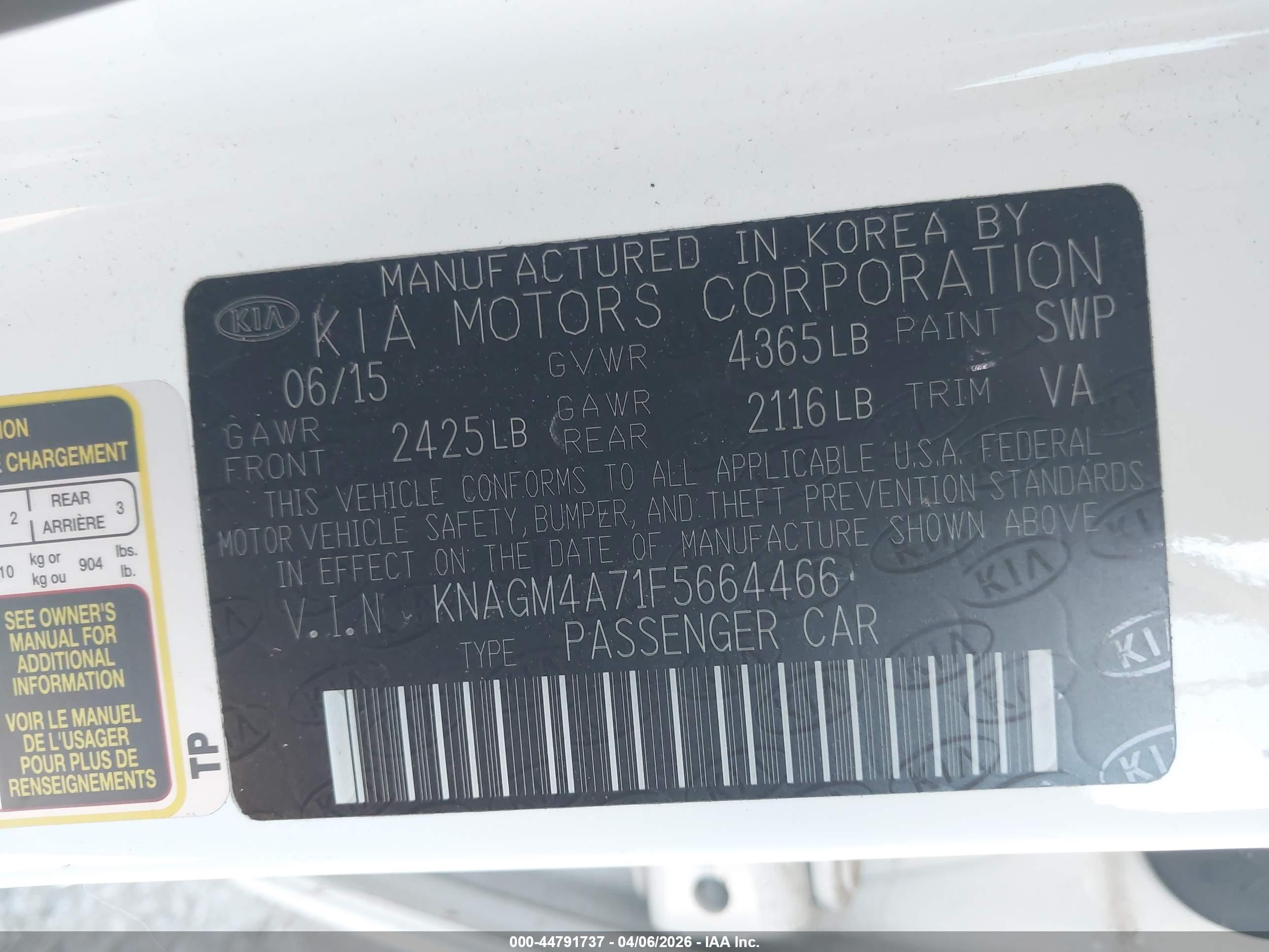 KIA OPTIMA image 9