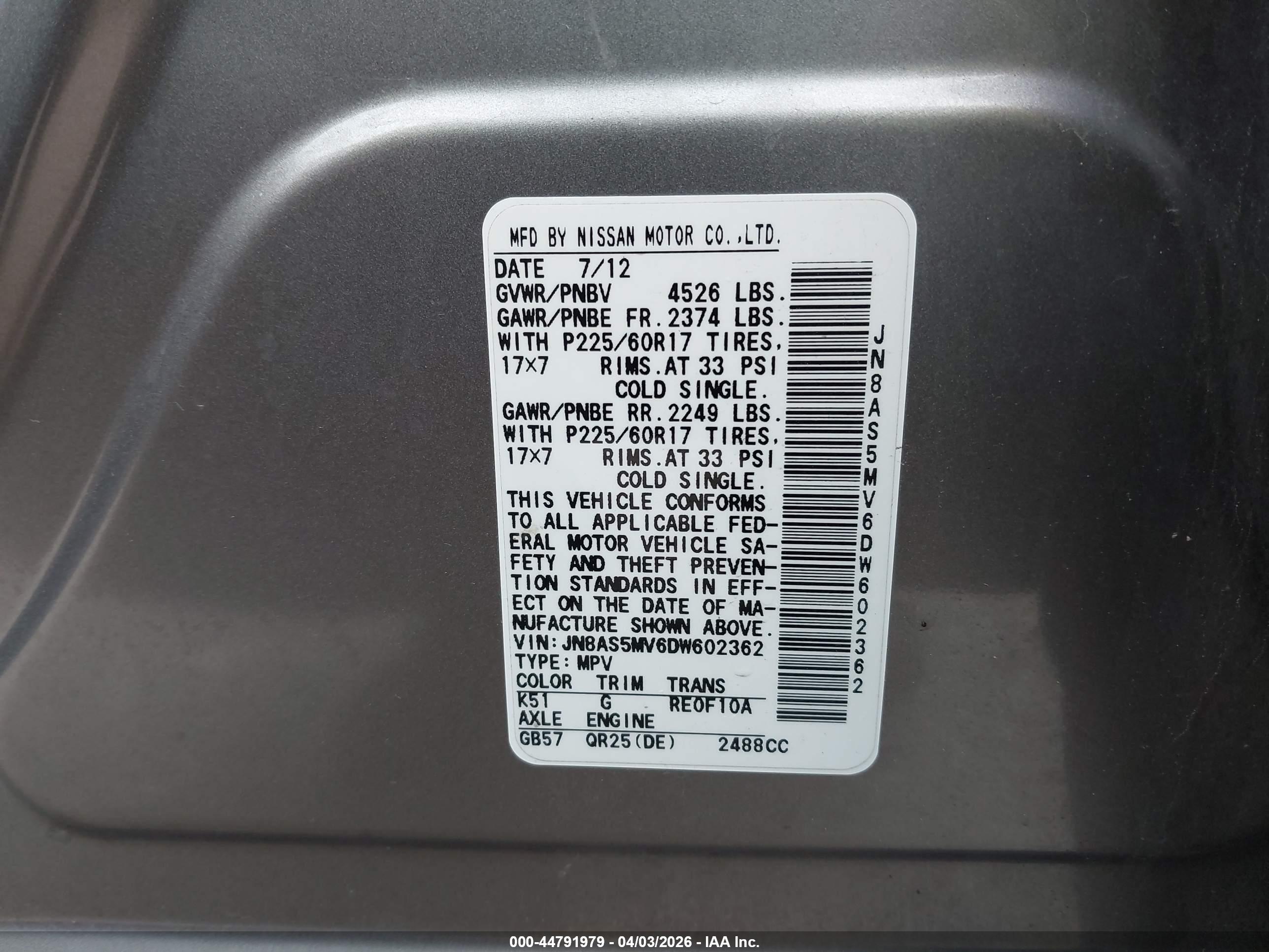NISSAN ROGUE image 9