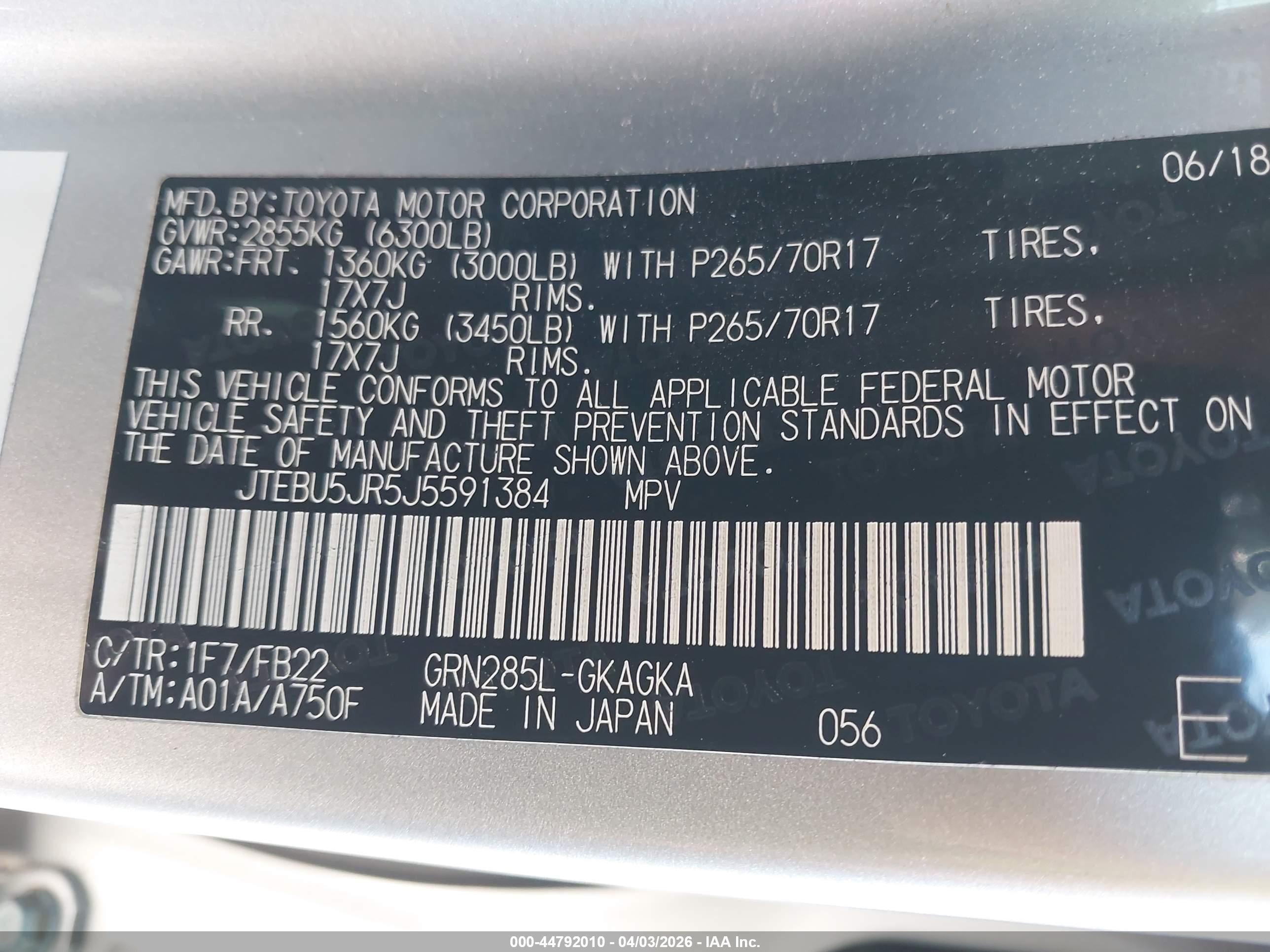 TOYOTA 4RUNNER image 9
