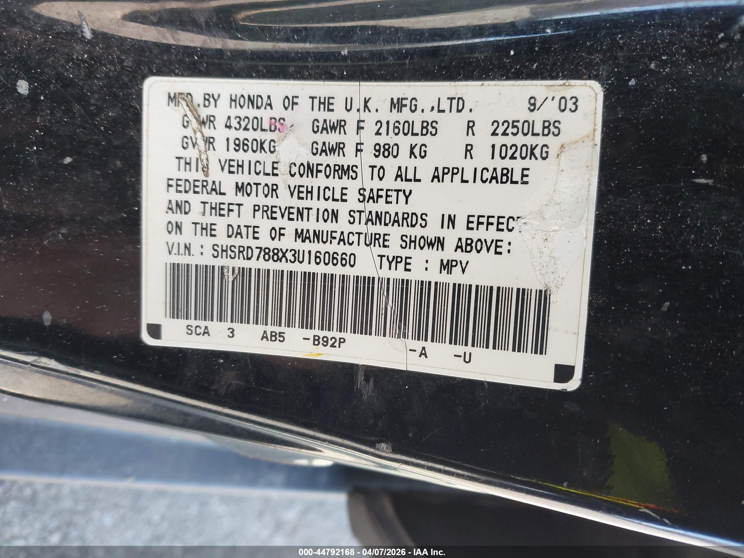 HONDA CR-V image 9
