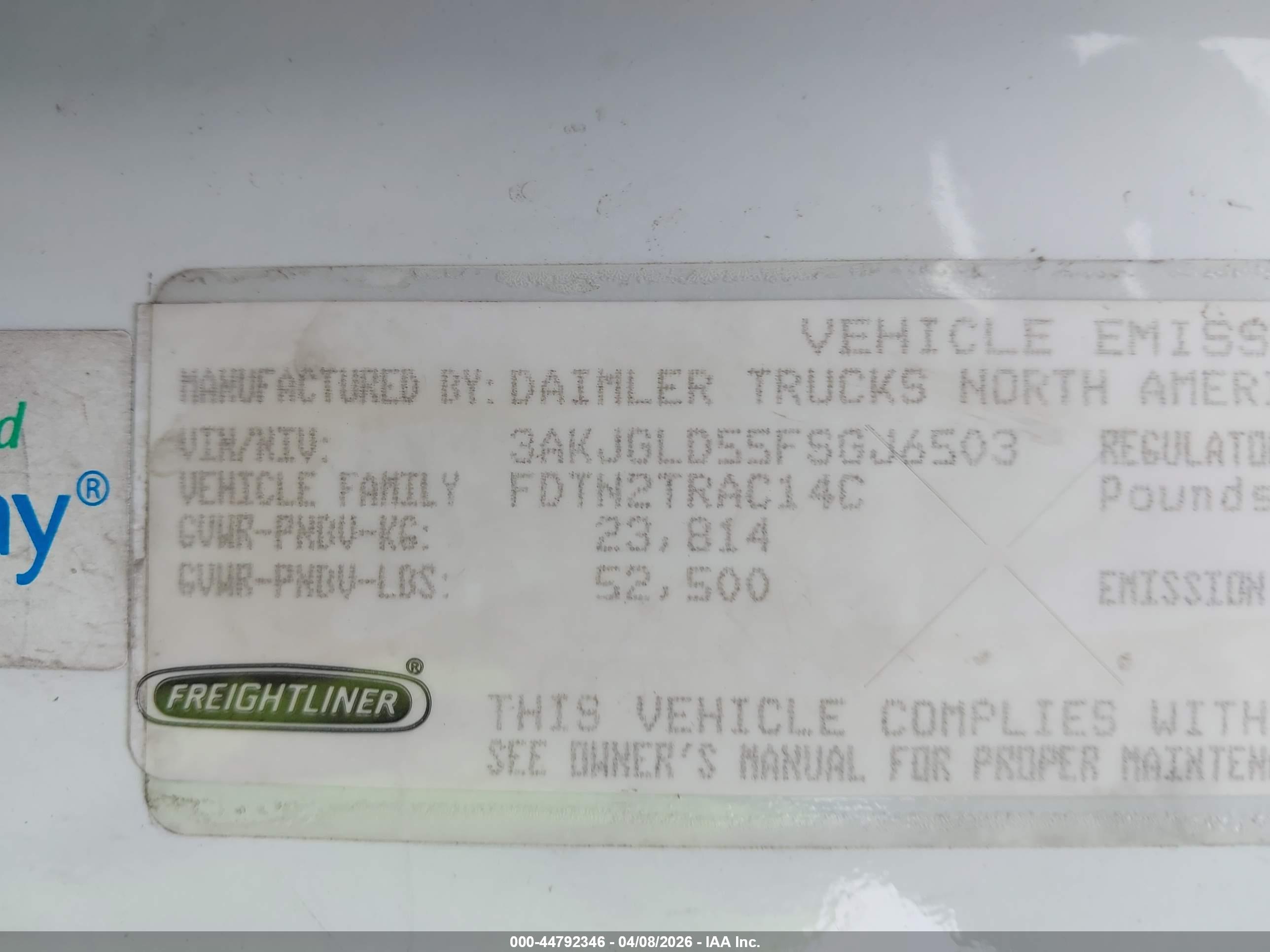 FREIGHTLINER CASCADIA image 9