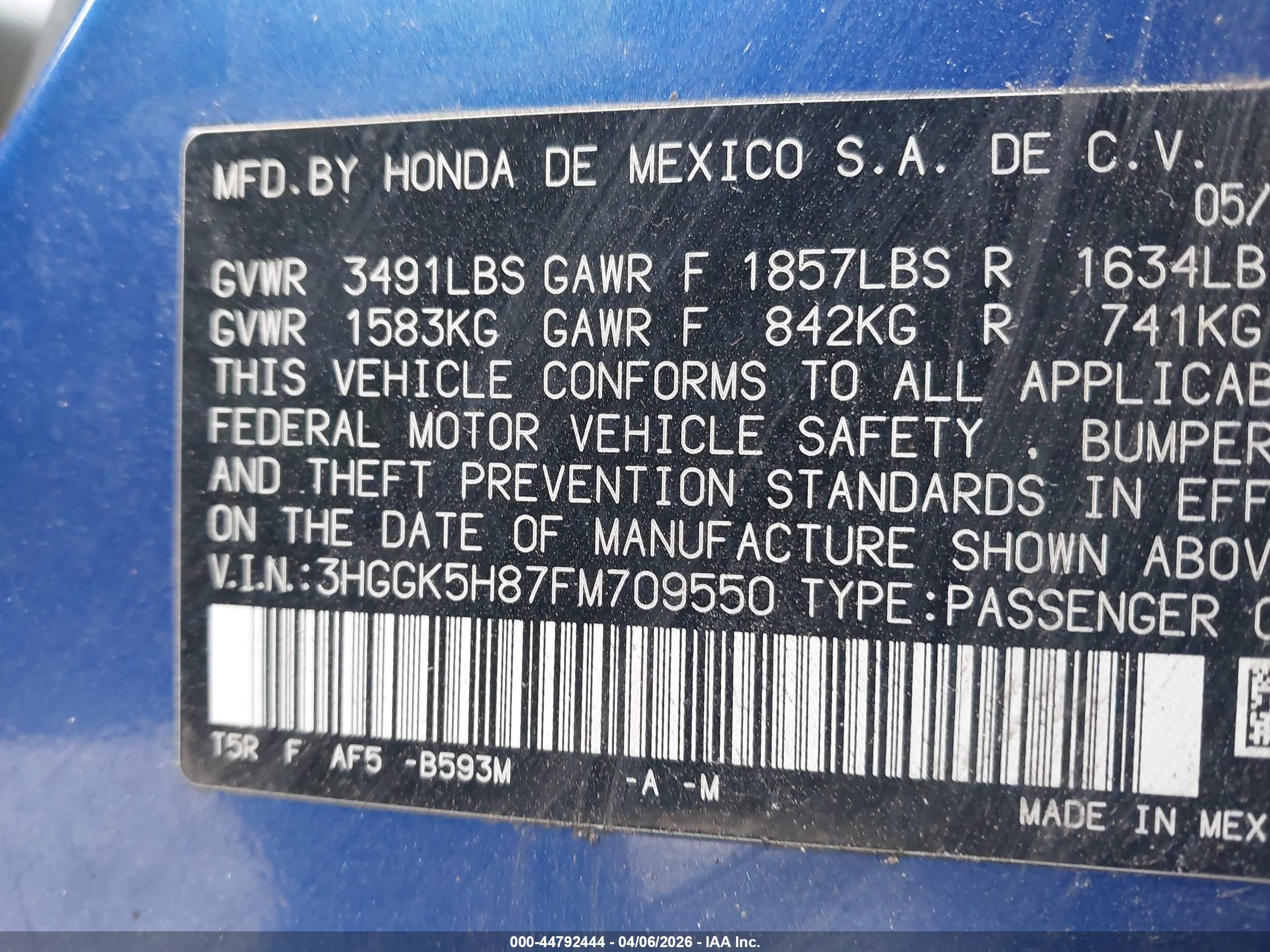 HONDA FIT image 9
