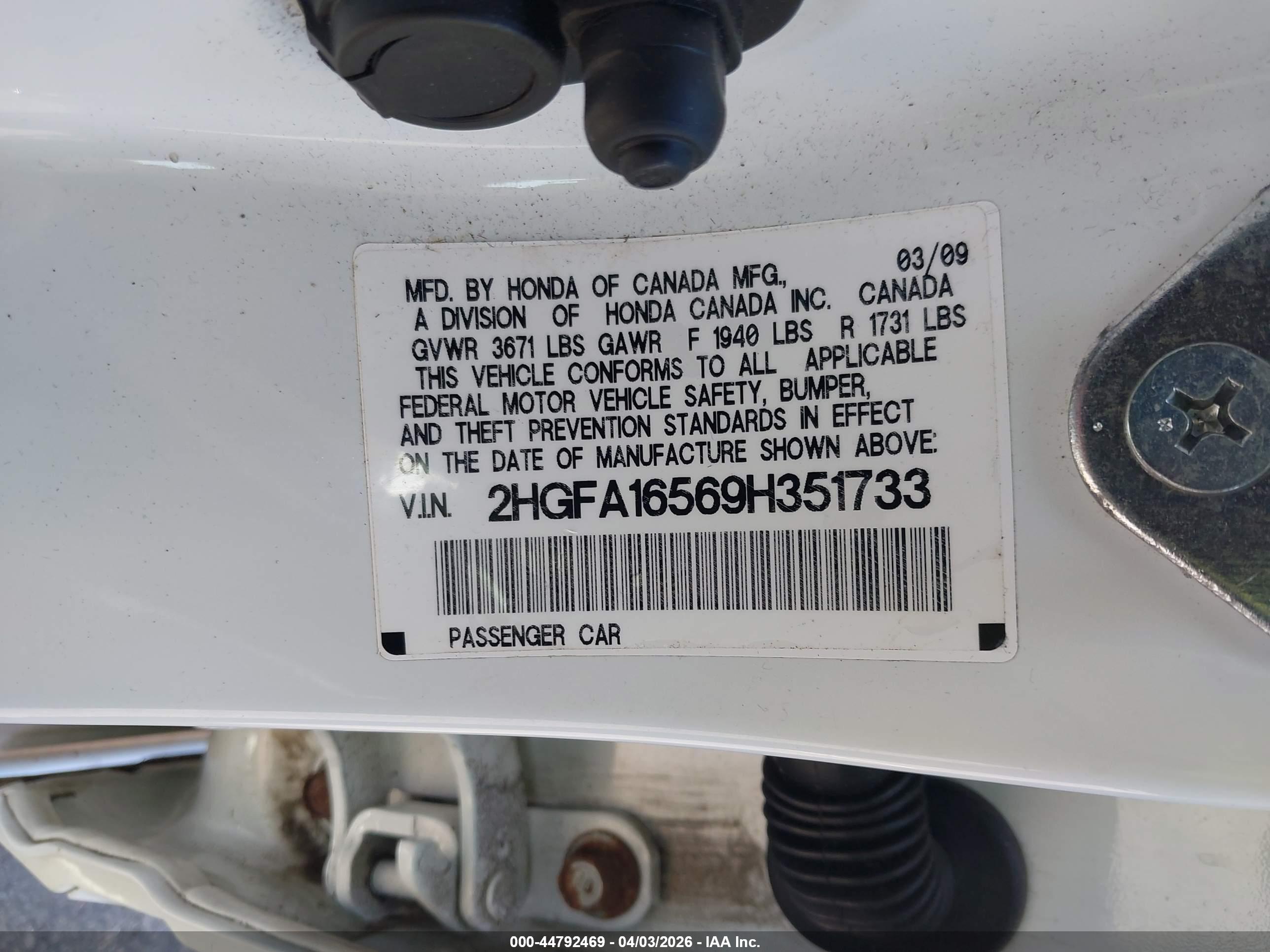 HONDA CIVIC image 9