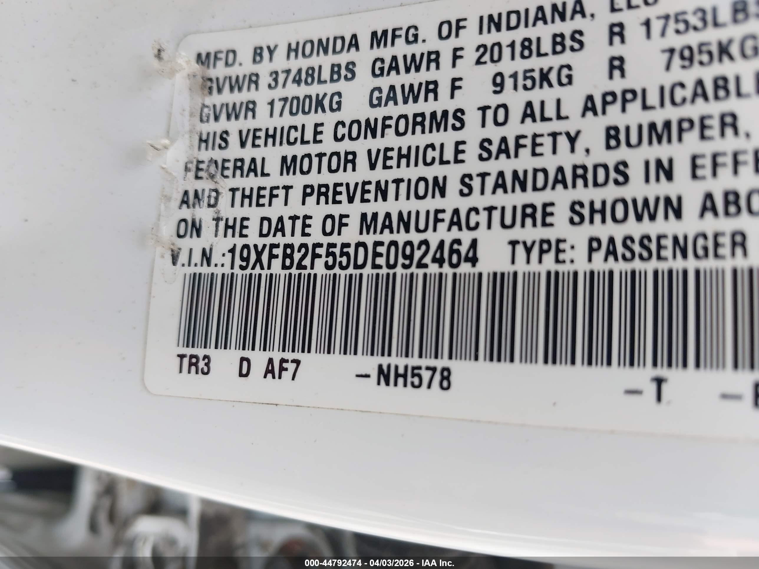 HONDA CIVIC image 9