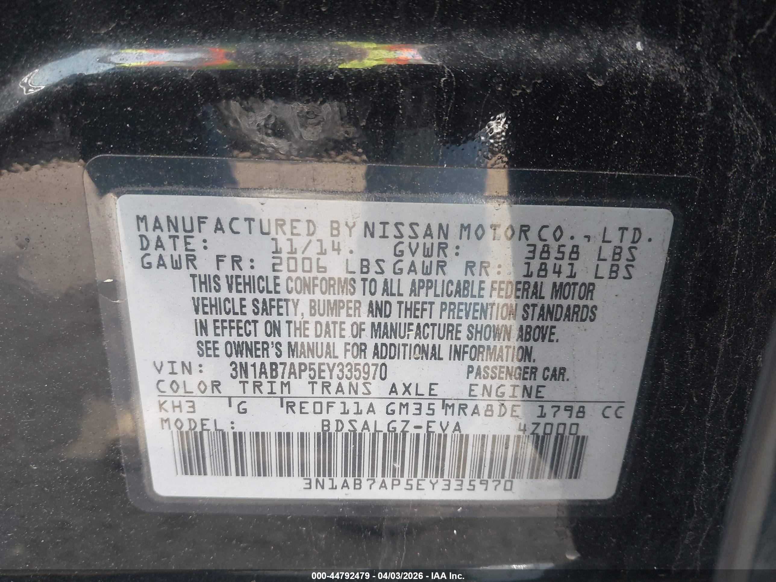 NISSAN SENTRA image 9