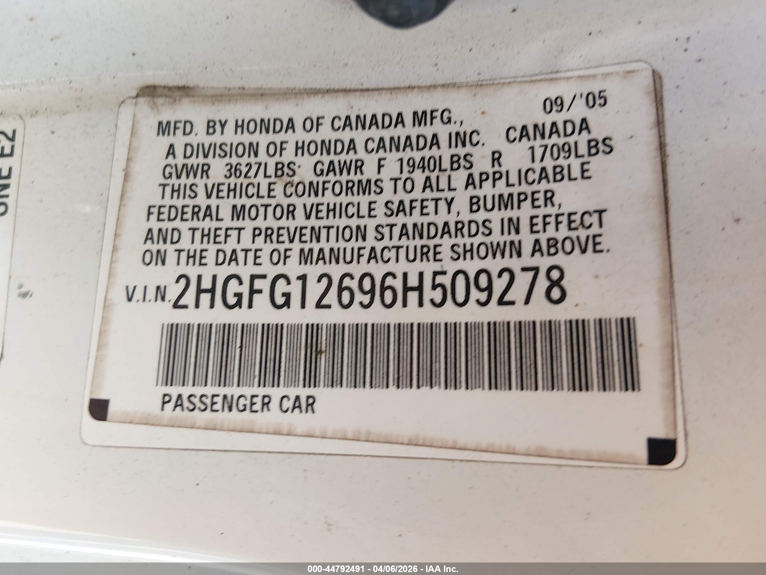 HONDA CIVIC image 9
