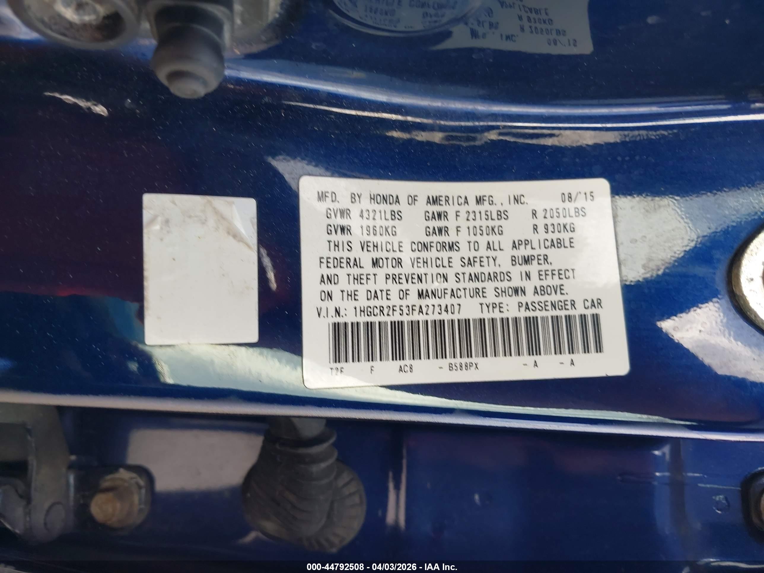 HONDA ACCORD image 9