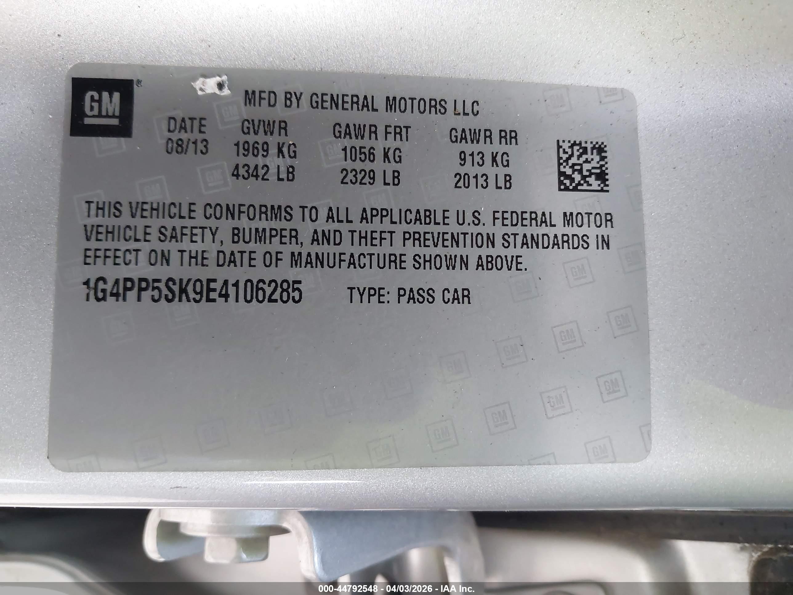 BUICK VERANO image 9