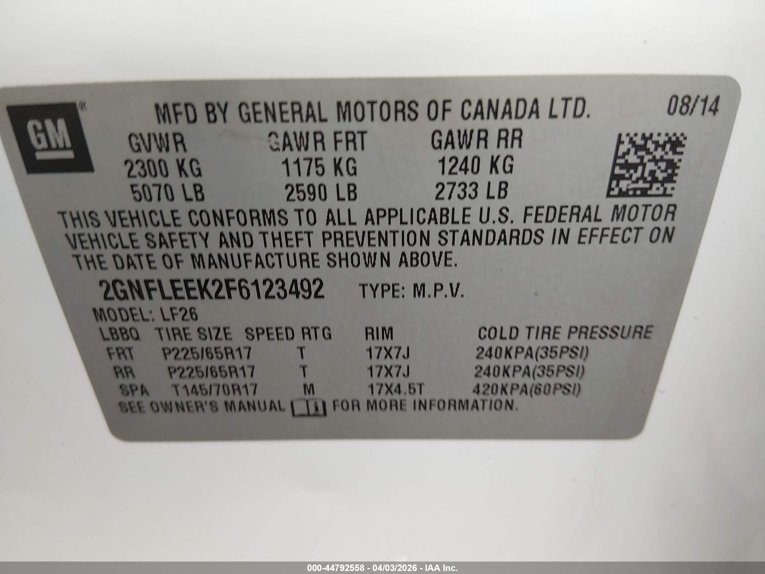 CHEVROLET EQUINOX image 9