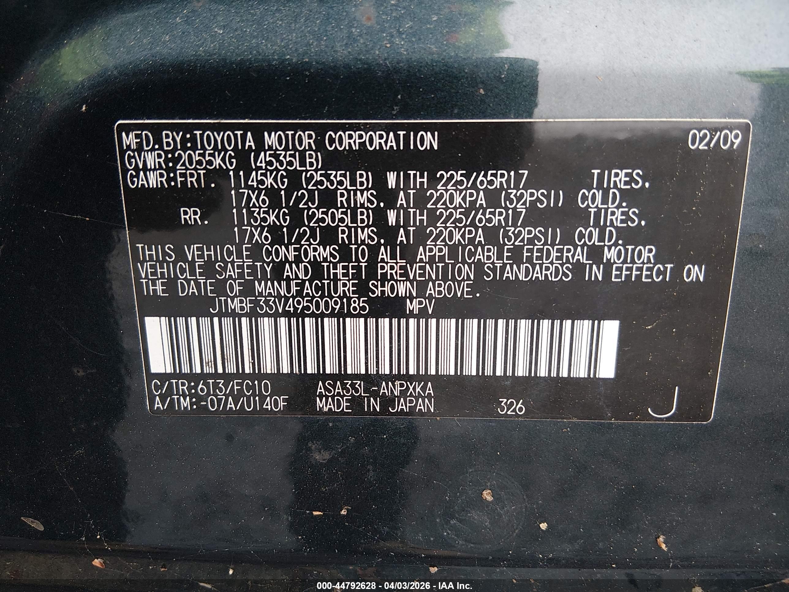 TOYOTA RAV4 image 9