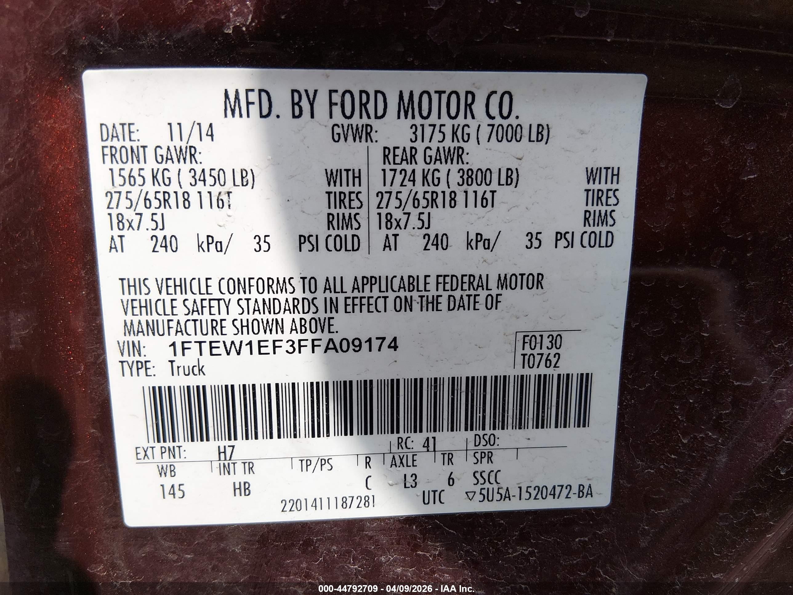 FORD F-150 image 9