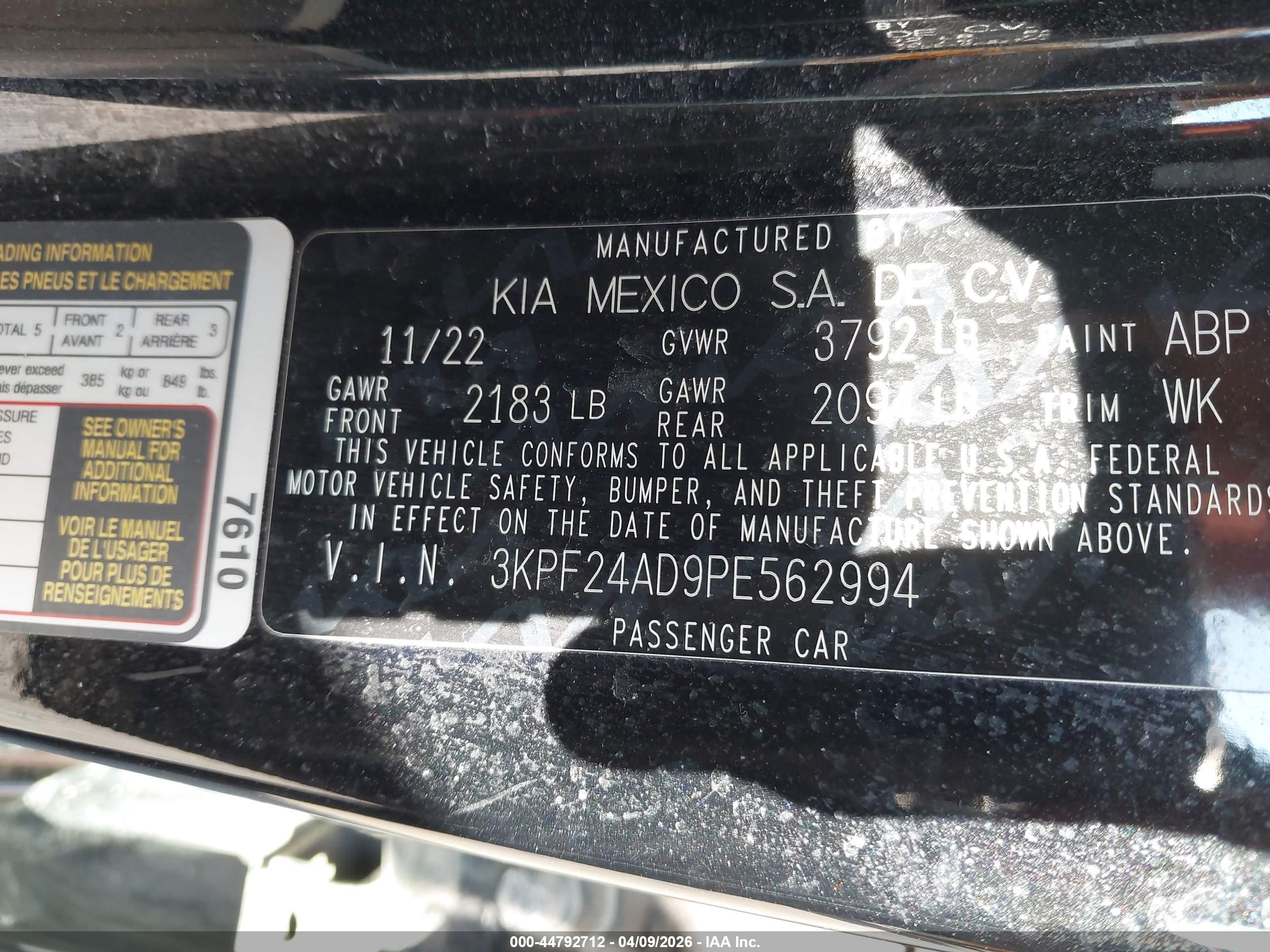 KIA FORTE image 9