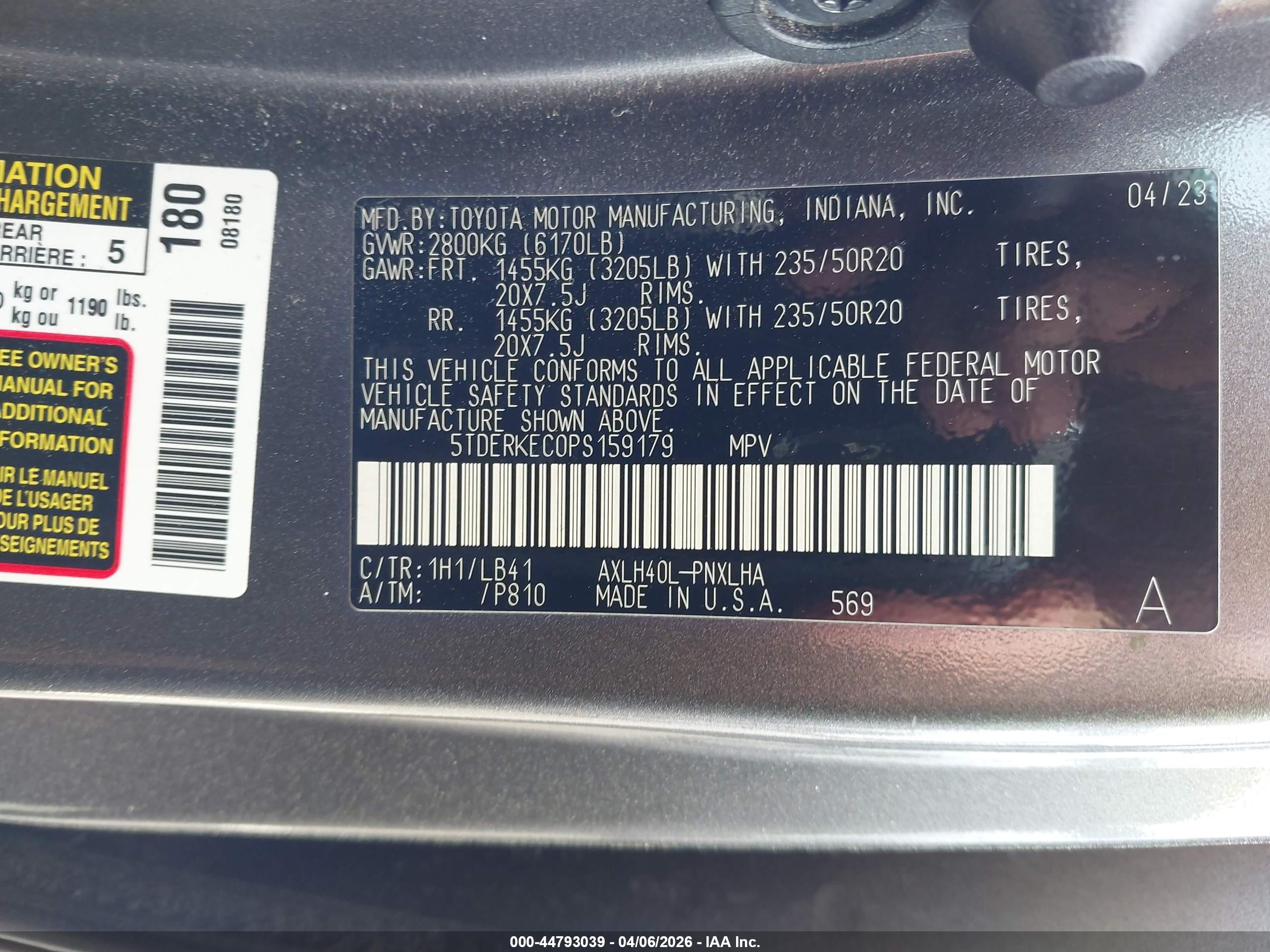 TOYOTA SIENNA image 9