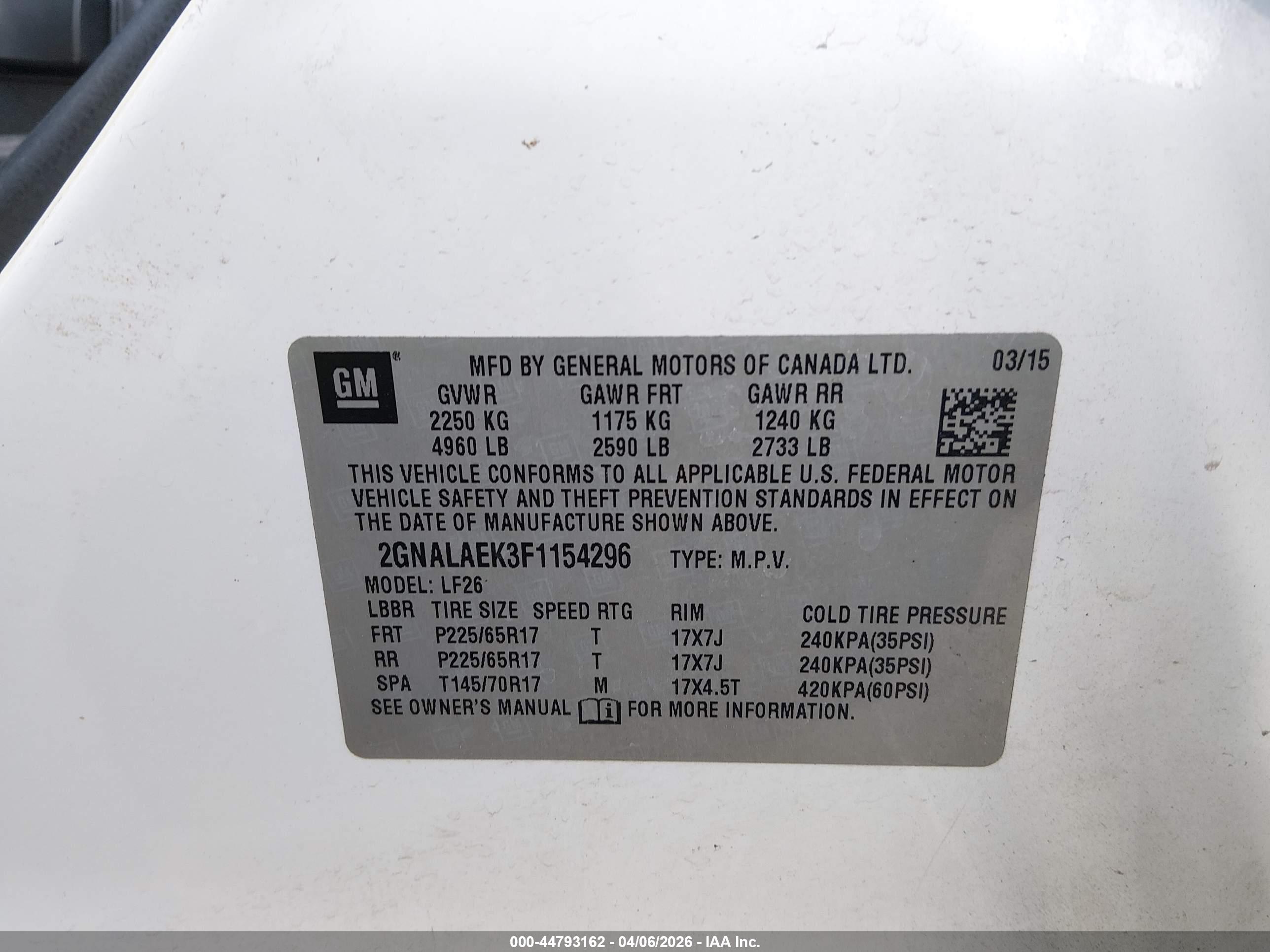 CHEVROLET EQUINOX image 9