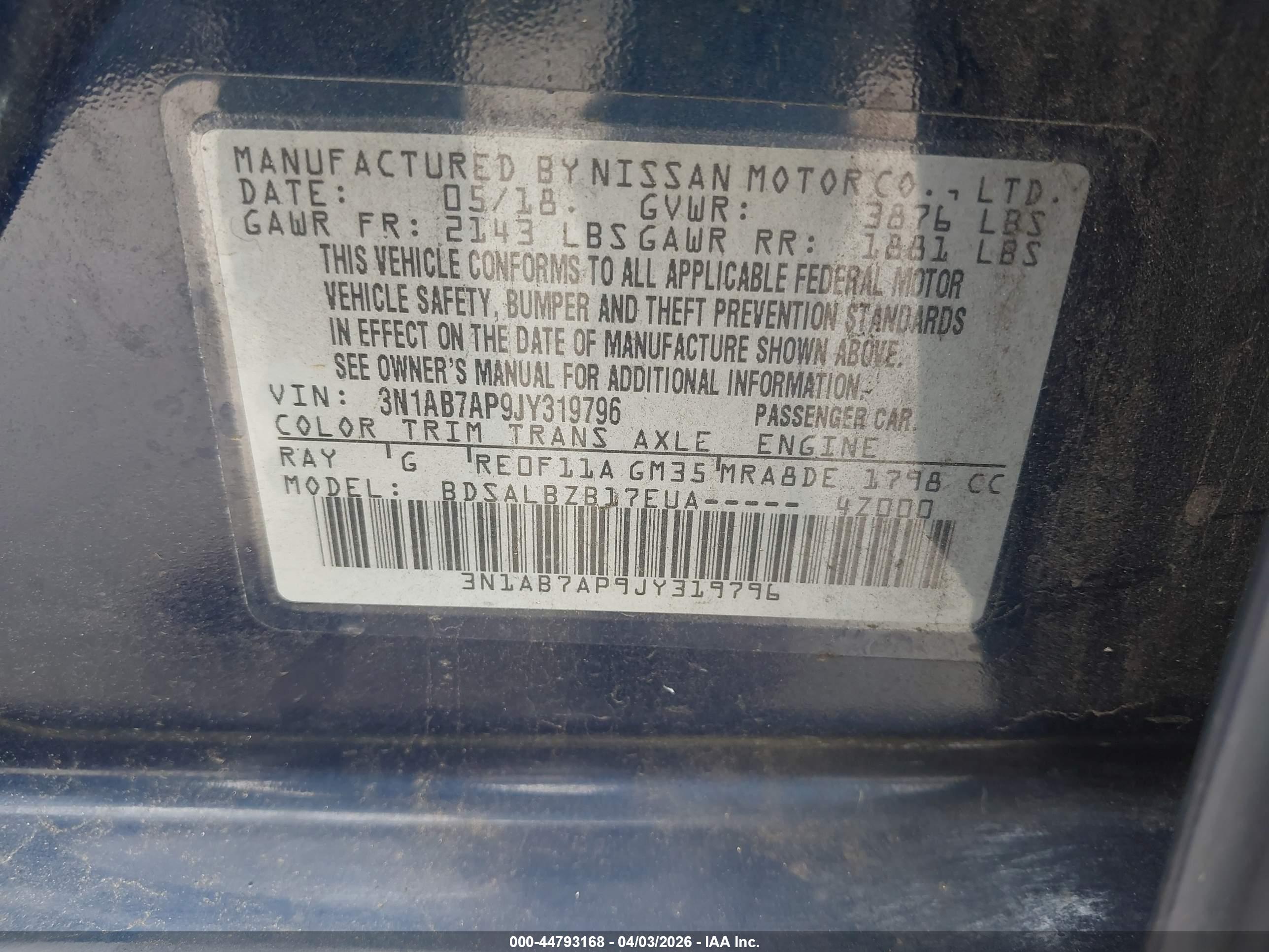 NISSAN SENTRA image 9