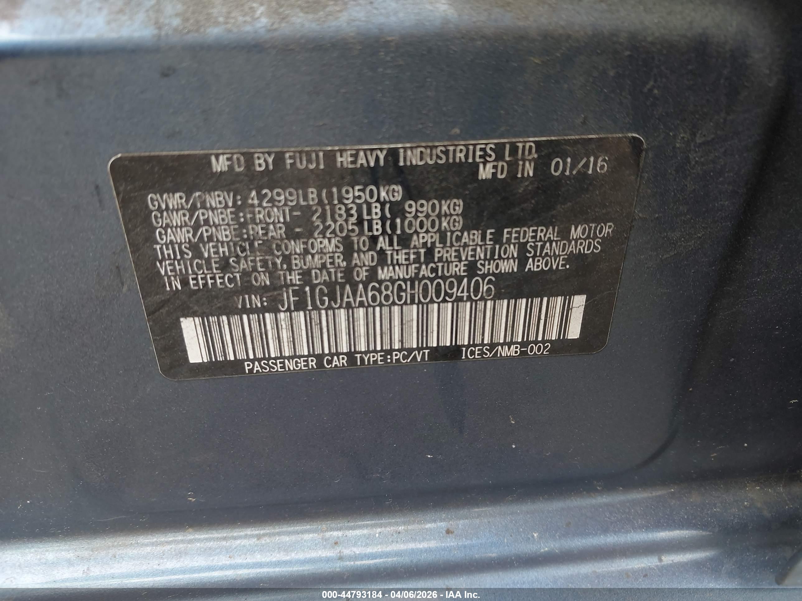 SUBARU IMPREZA image 9