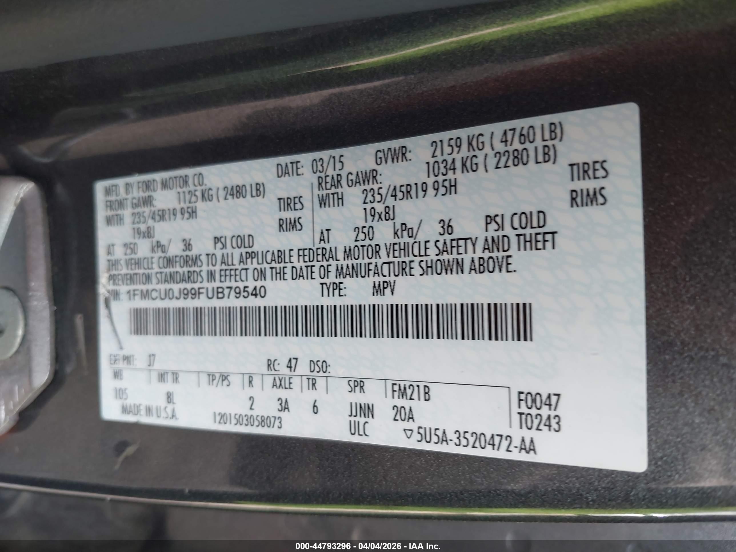 FORD ESCAPE image 9