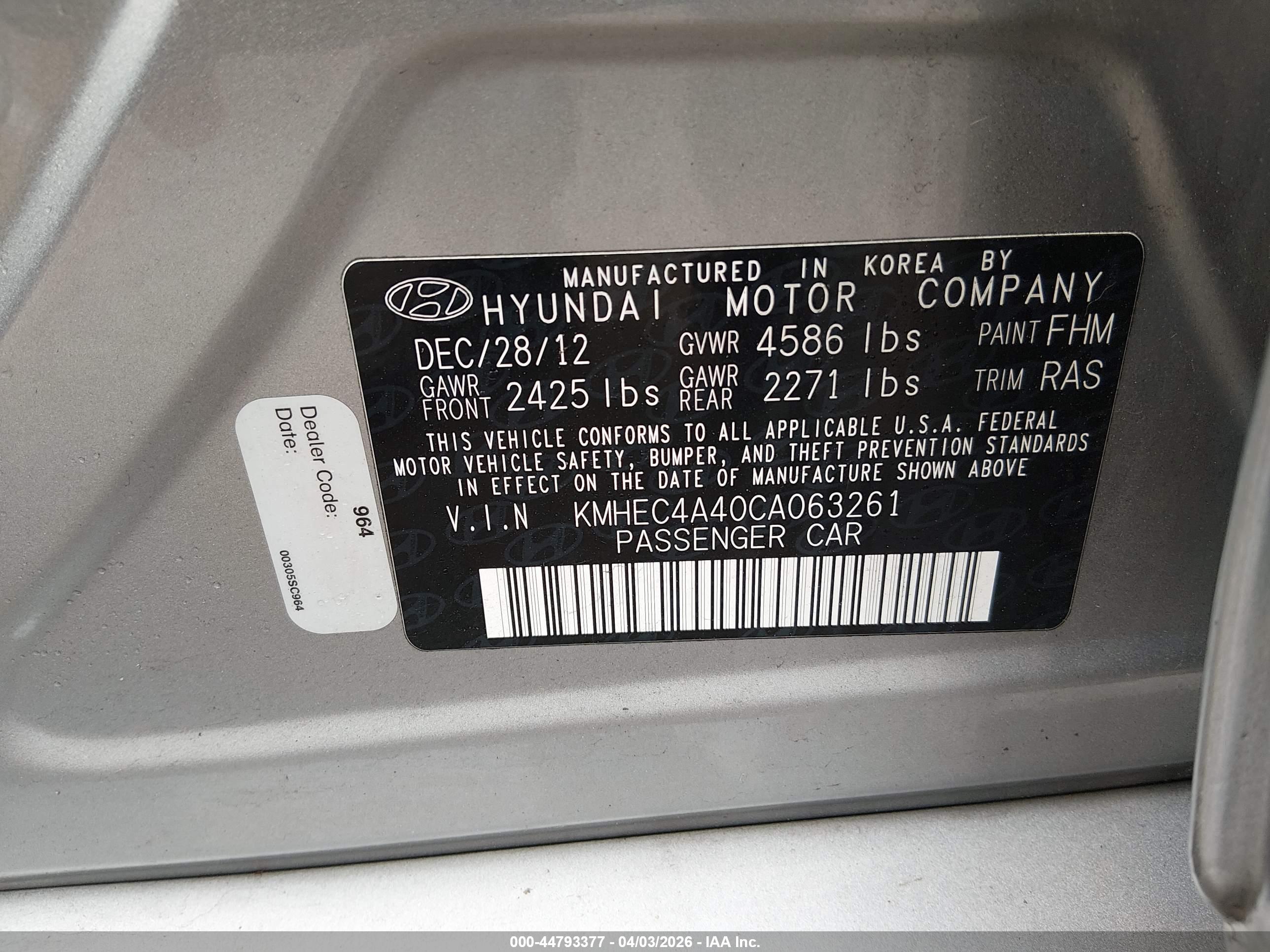 HYUNDAI SONATA image 9