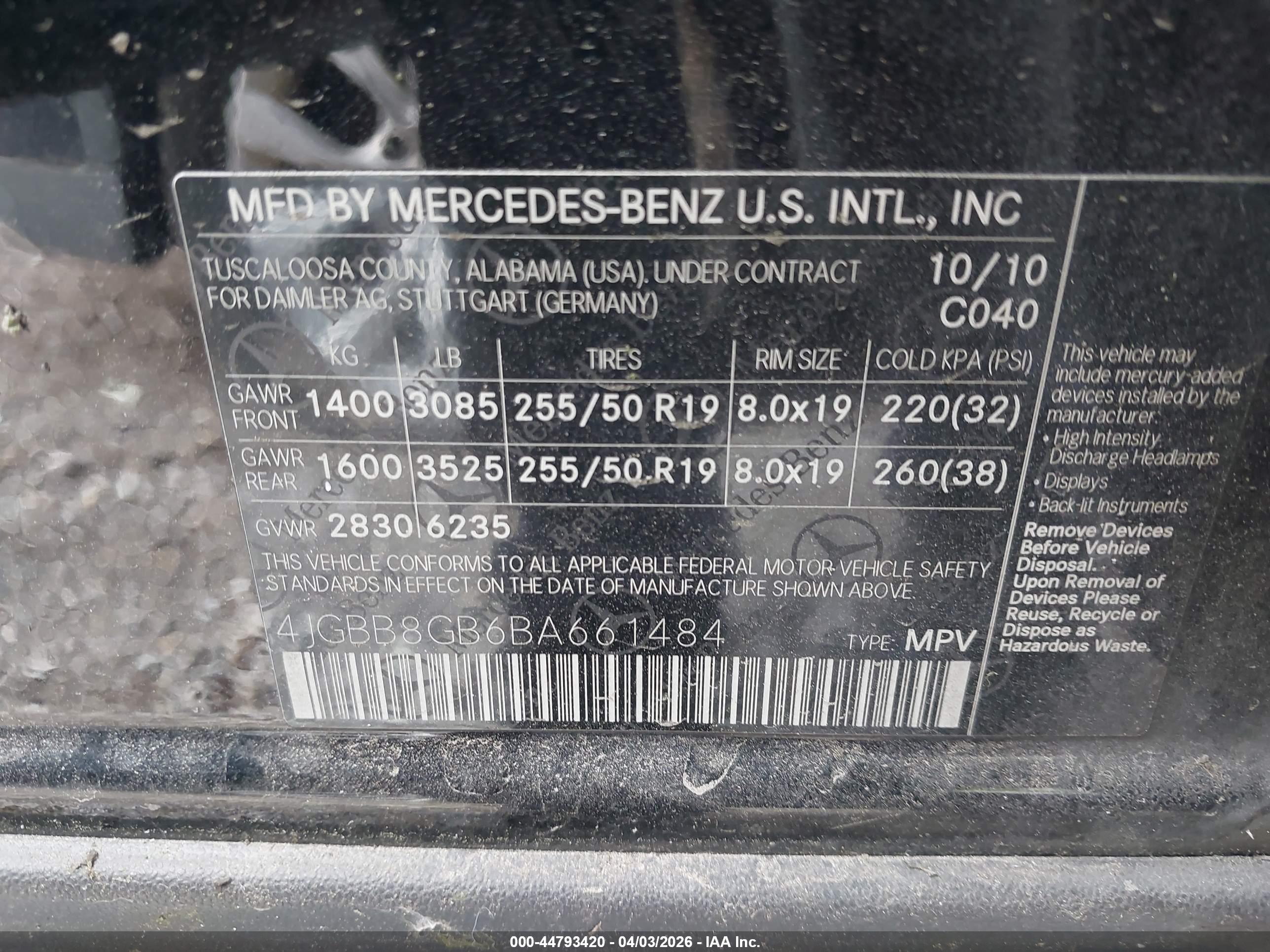 MERCEDES-BENZ ML image 9