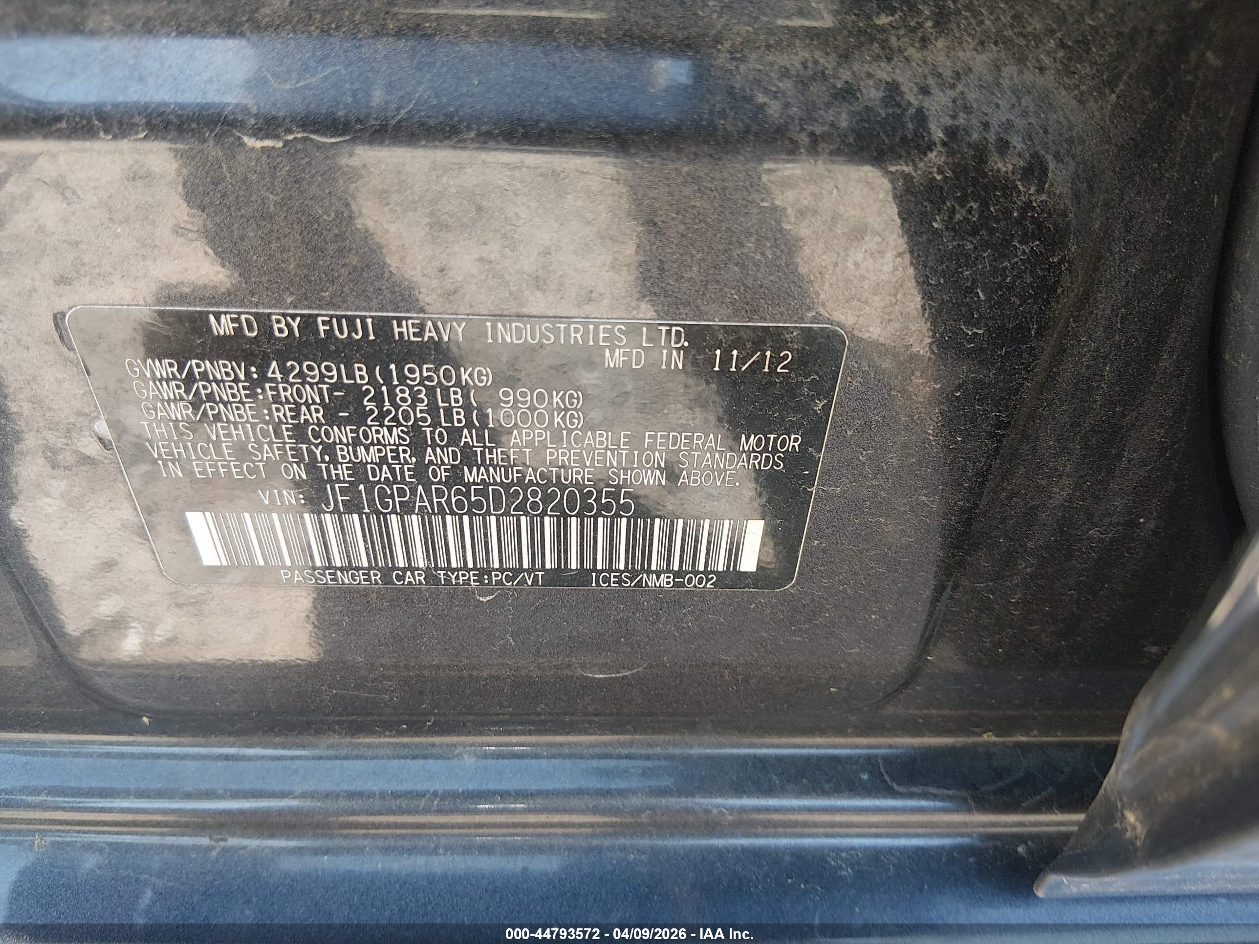 SUBARU IMPREZA image 9