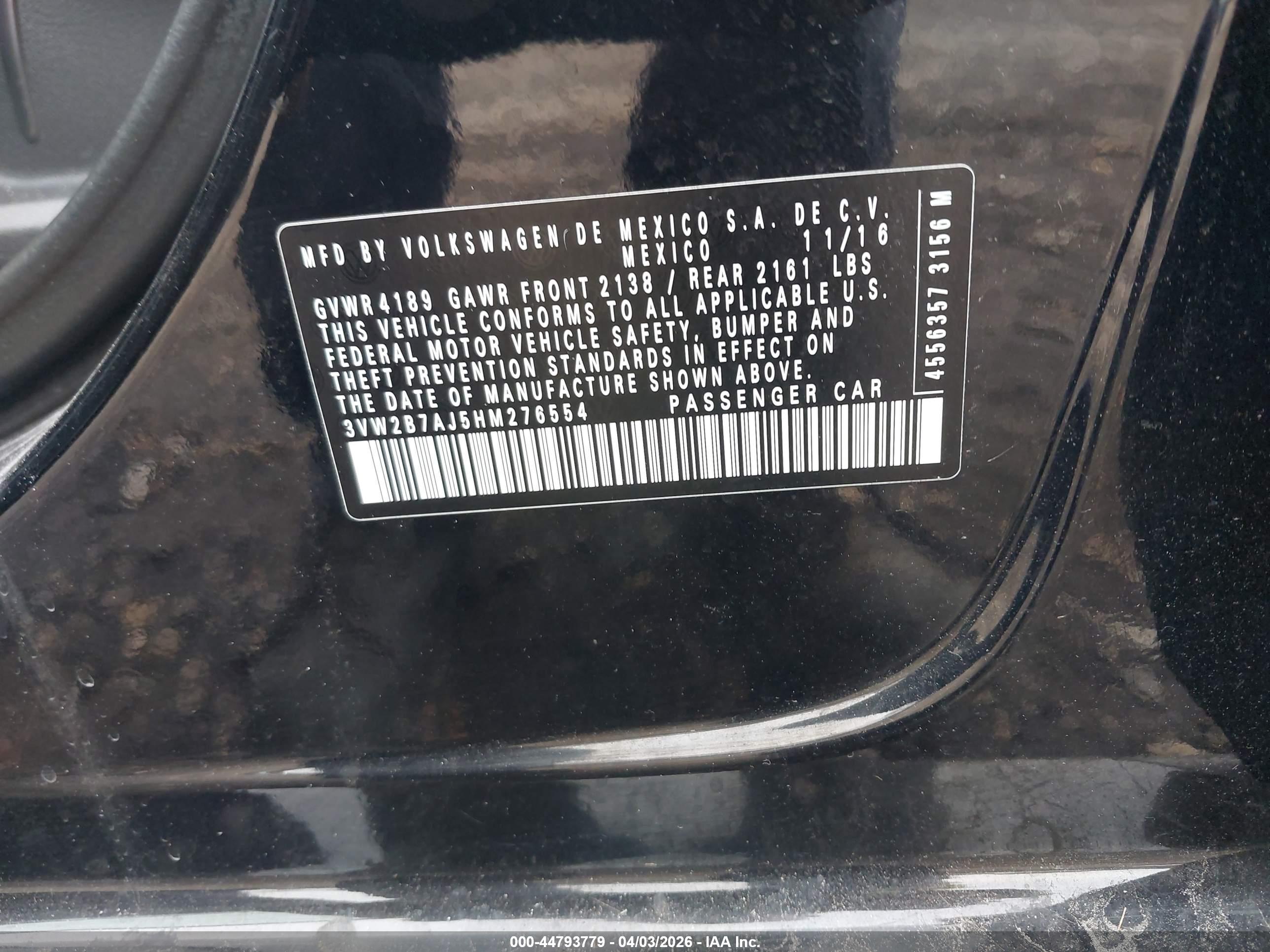 VOLKSWAGEN JETTA image 9