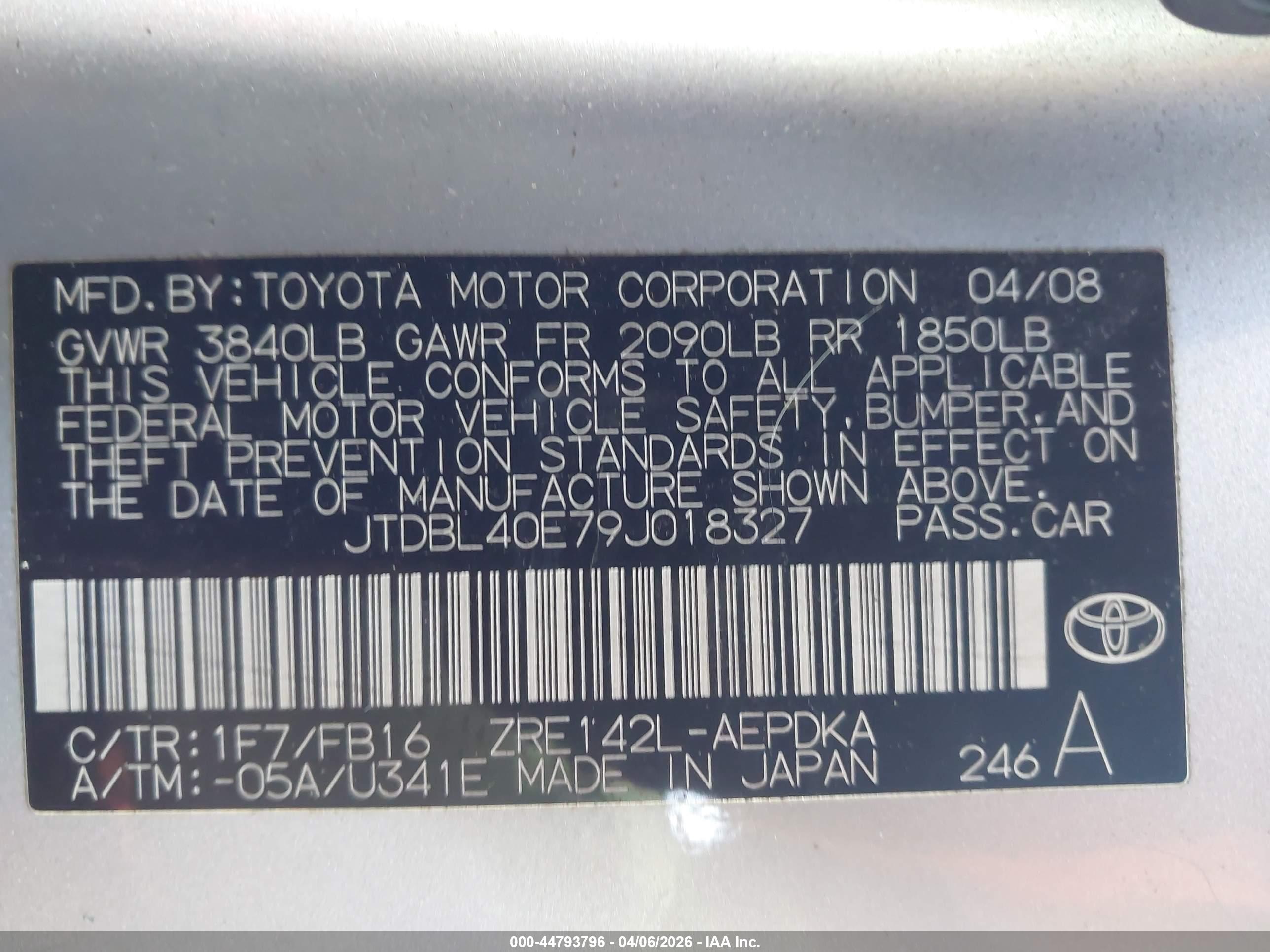 TOYOTA COROLLA image 9
