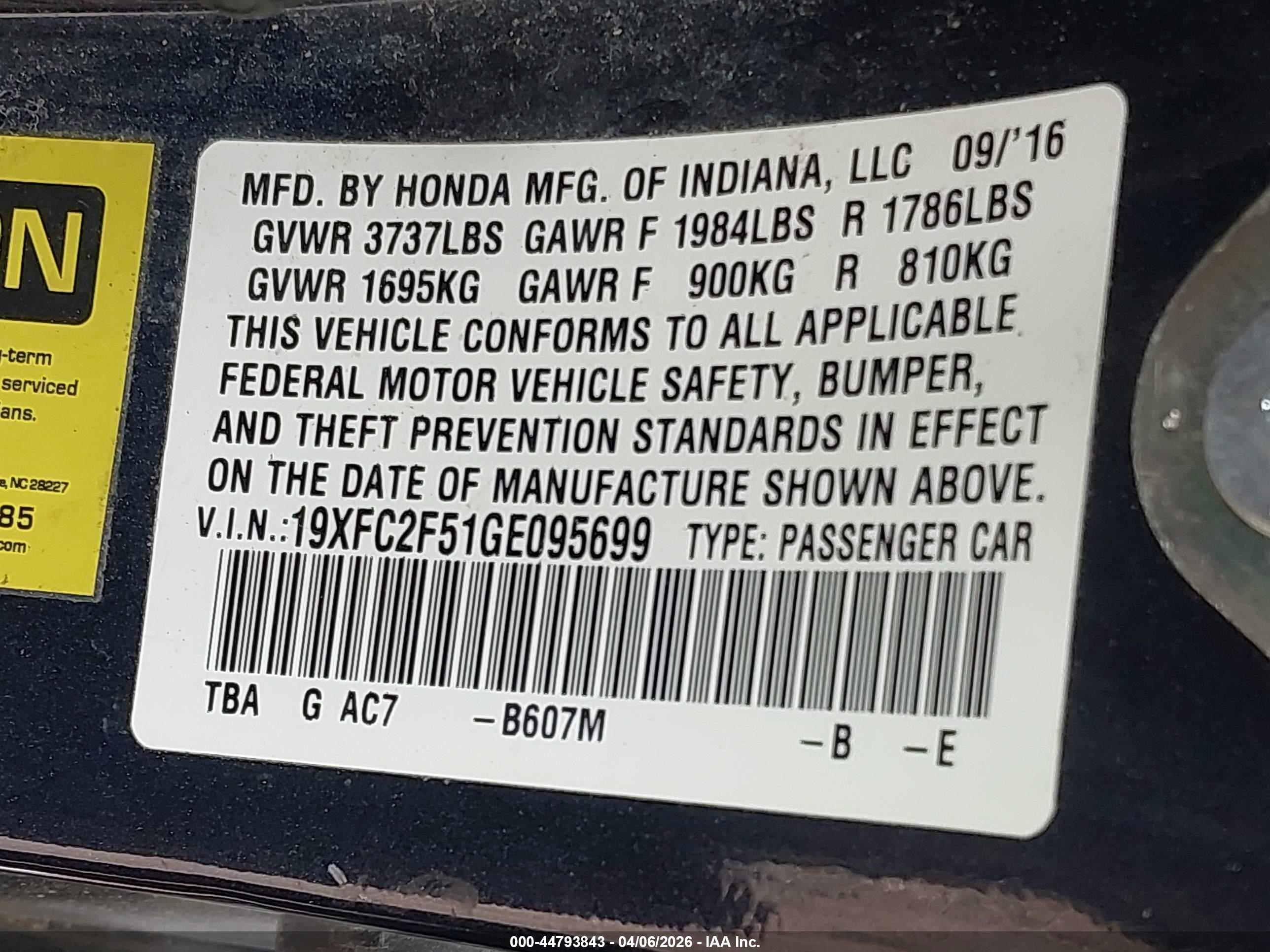 HONDA CIVIC image 9
