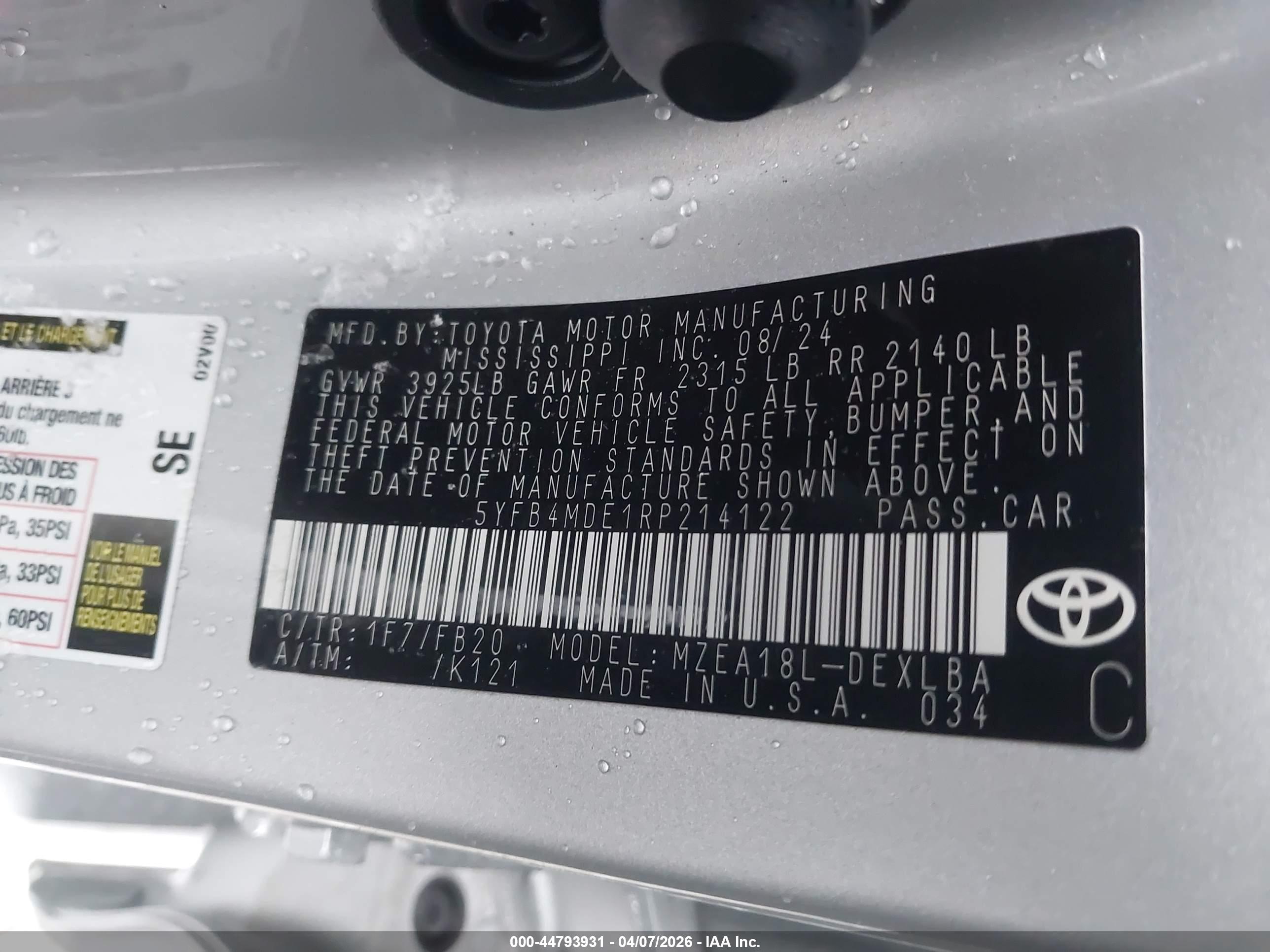 TOYOTA COROLLA image 9