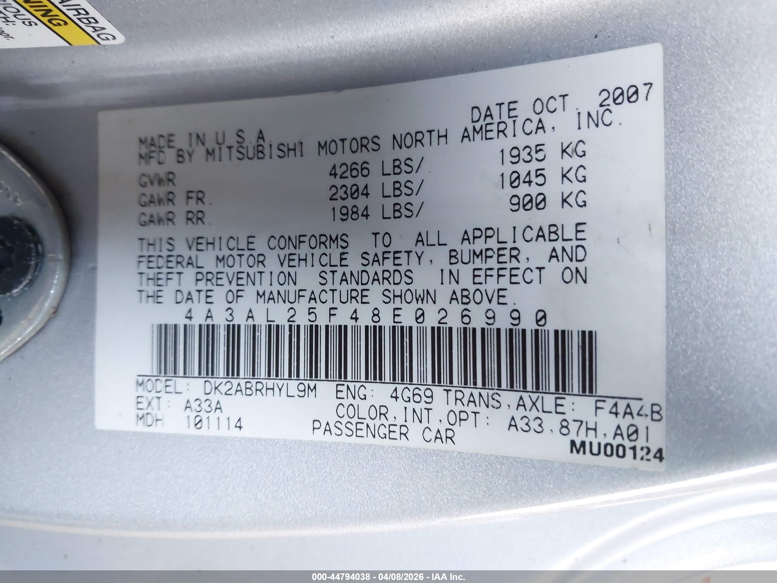 MITSUBISHI ECLIPSE image 9