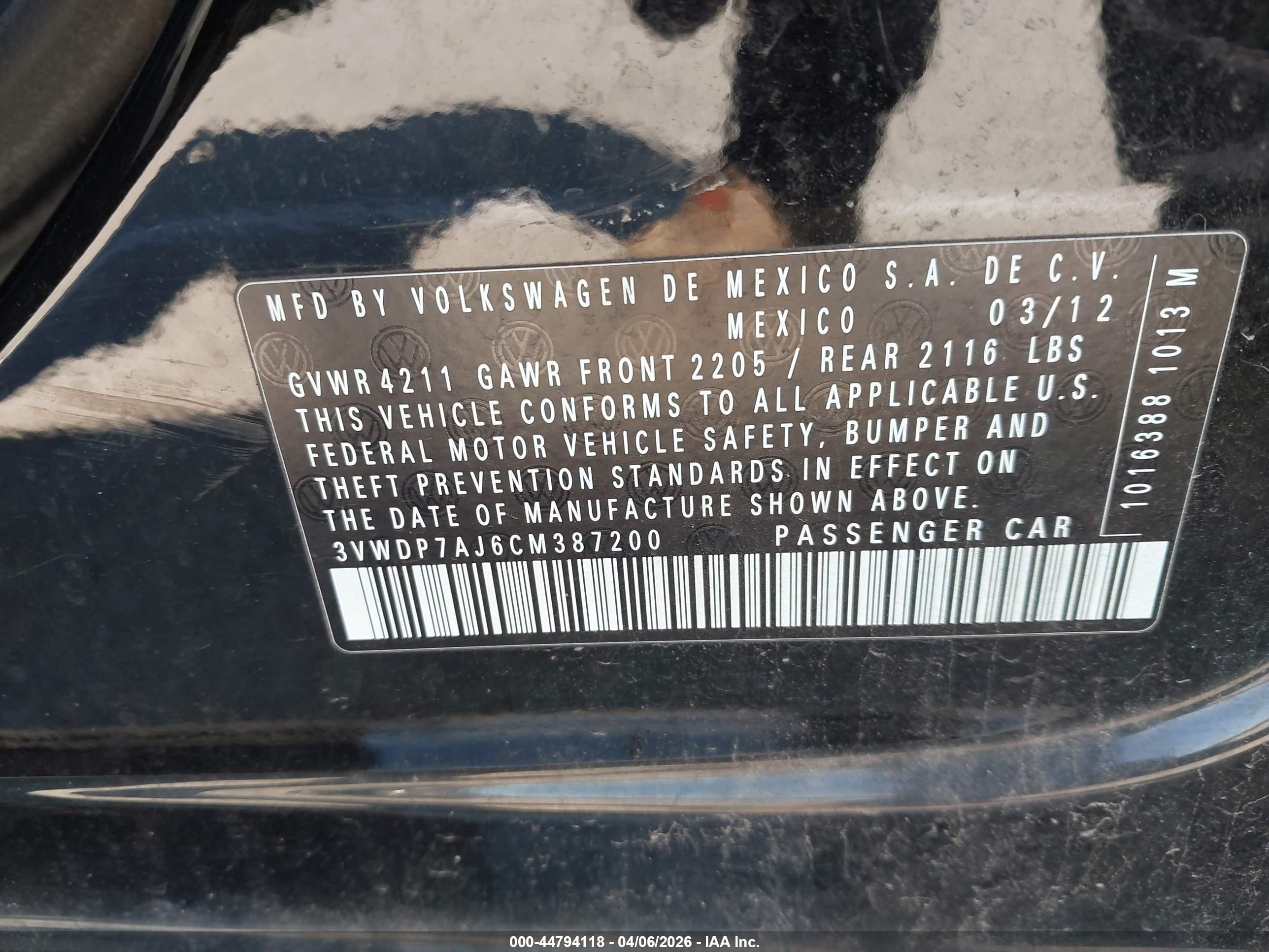 VOLKSWAGEN JETTA image 9