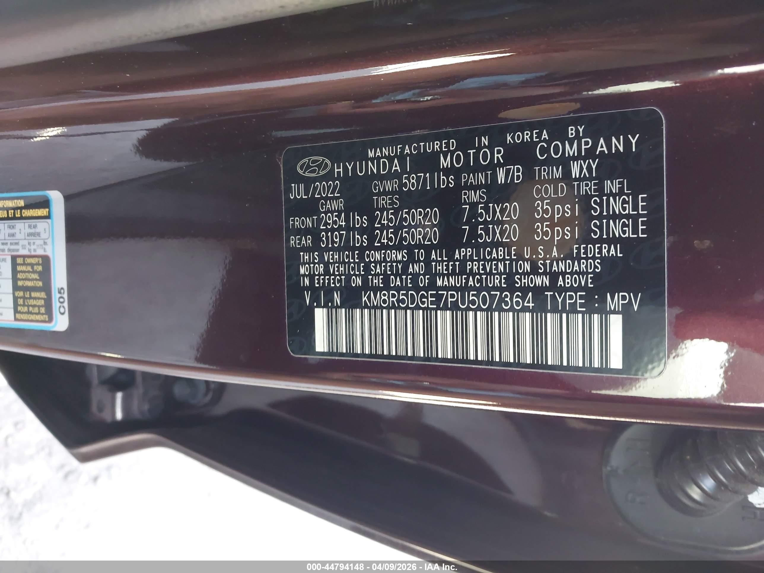 HYUNDAI PALISADE image 9